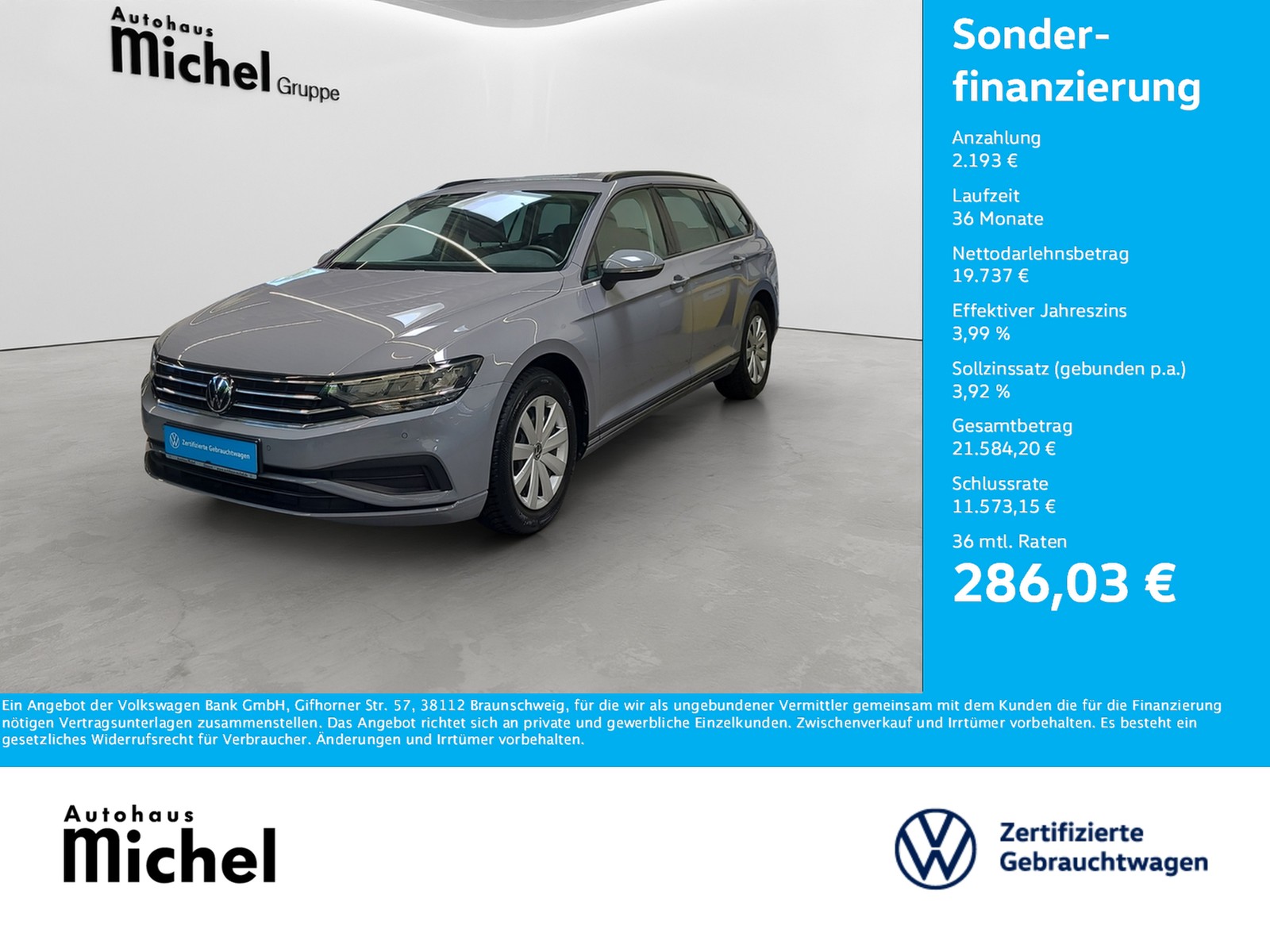 Passat Variant TSI DSG Conceptline LED Navi Kamera