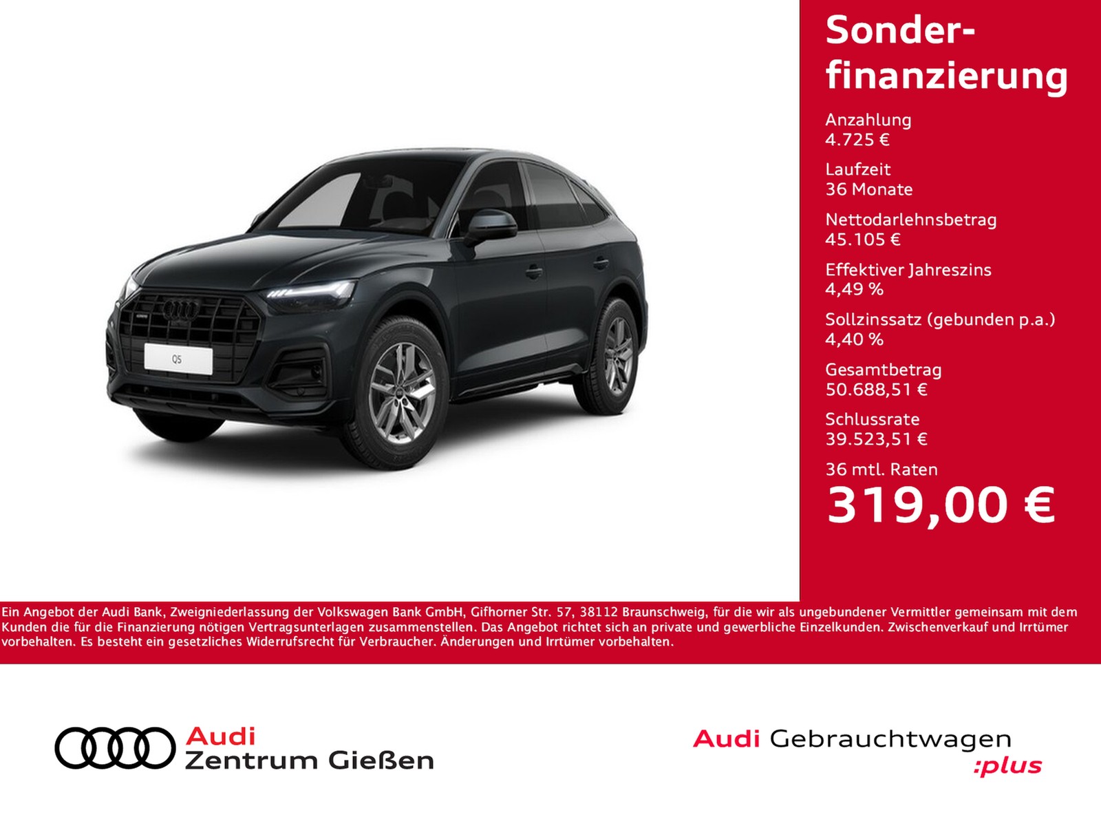 Q5 Sportback 40 TDI quattro advanced Pano AHK HuD 360°...