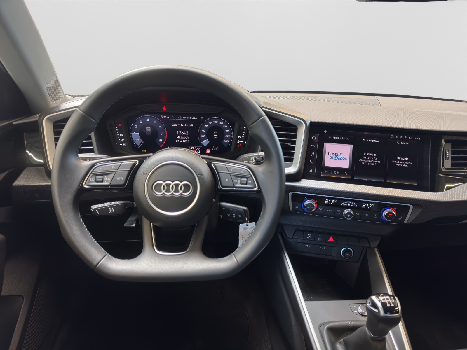 A1 Sportback 25 TFSI advanced Smartphone-Interface