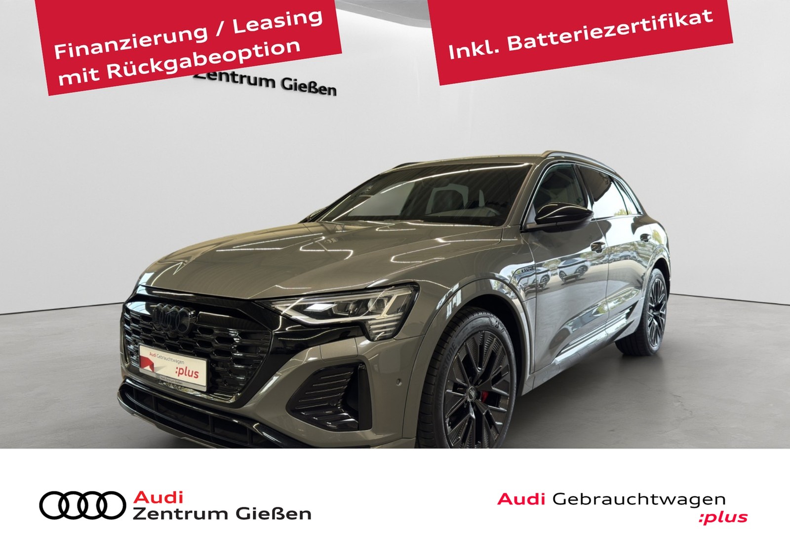Q8 e-tron 50 quattro S line Black AHK Matrix-LED Assistenzpakete 