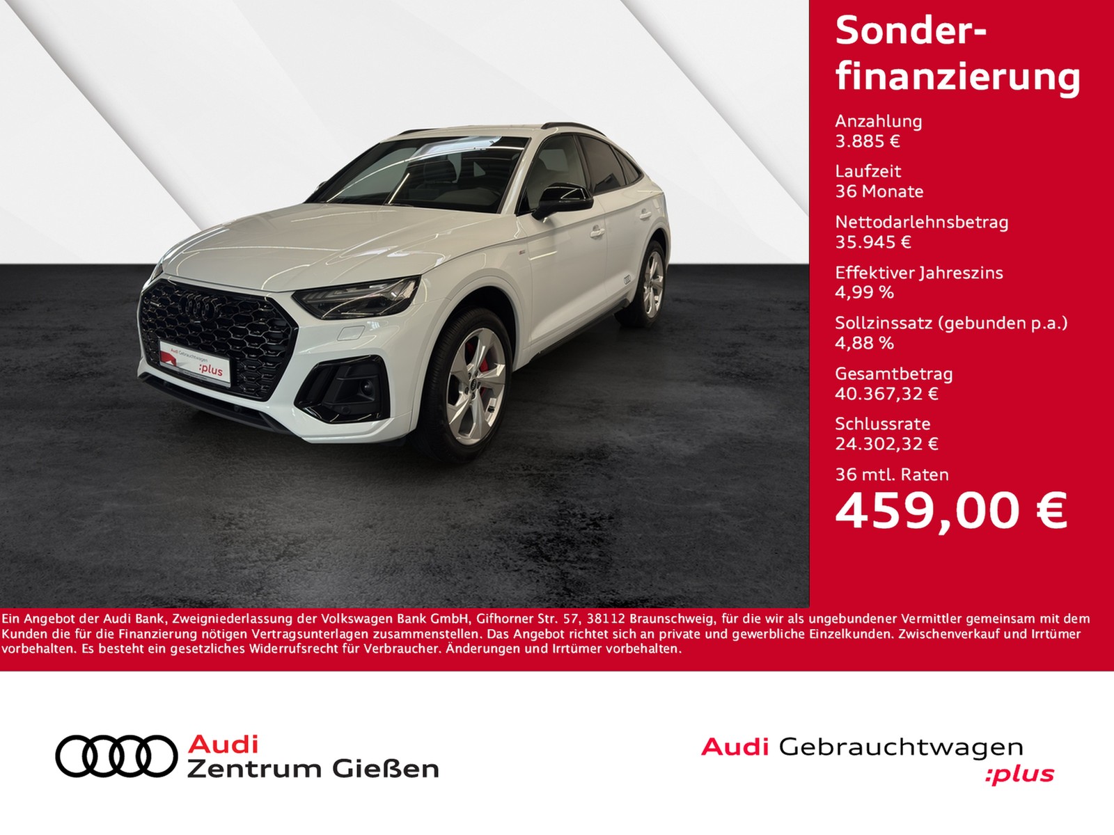 Q5 Sportback 50 TFSI e quattro edition one black