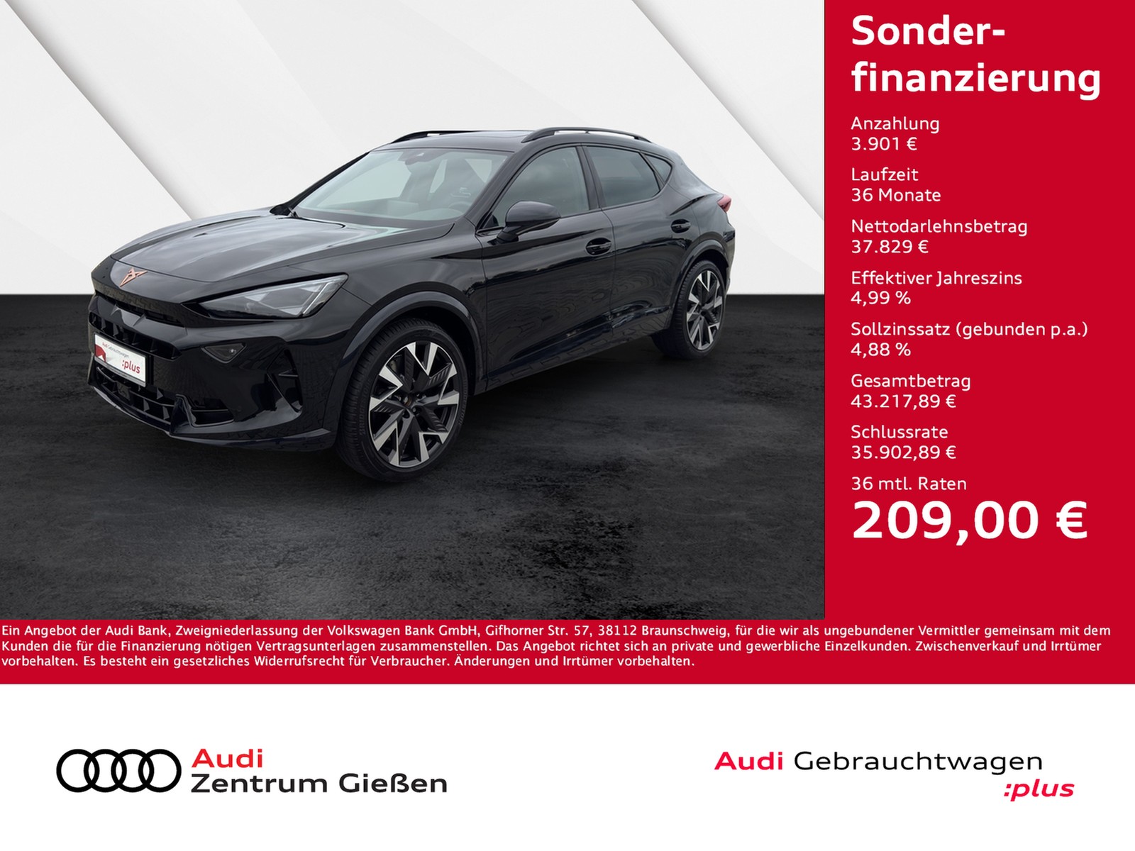 Formentor 2.0 TSI 4Drive DSG VZ PANO MATRIX AHK NAVI