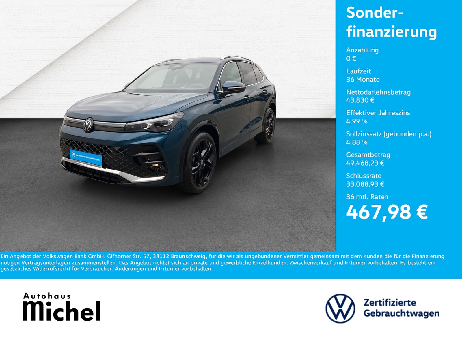 Tiguan eTSI DSG R-Line AHK DCC Head-Up ErgoActive