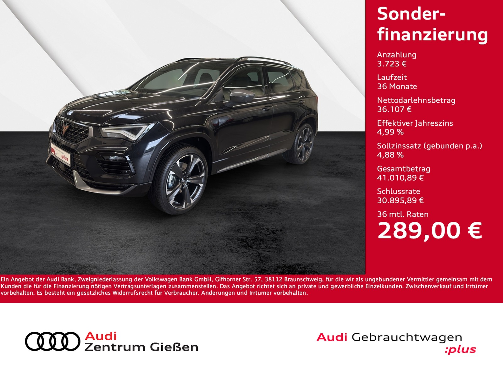 Ateca 2.0 TSI 4Drive DSG AHK ACC Navi