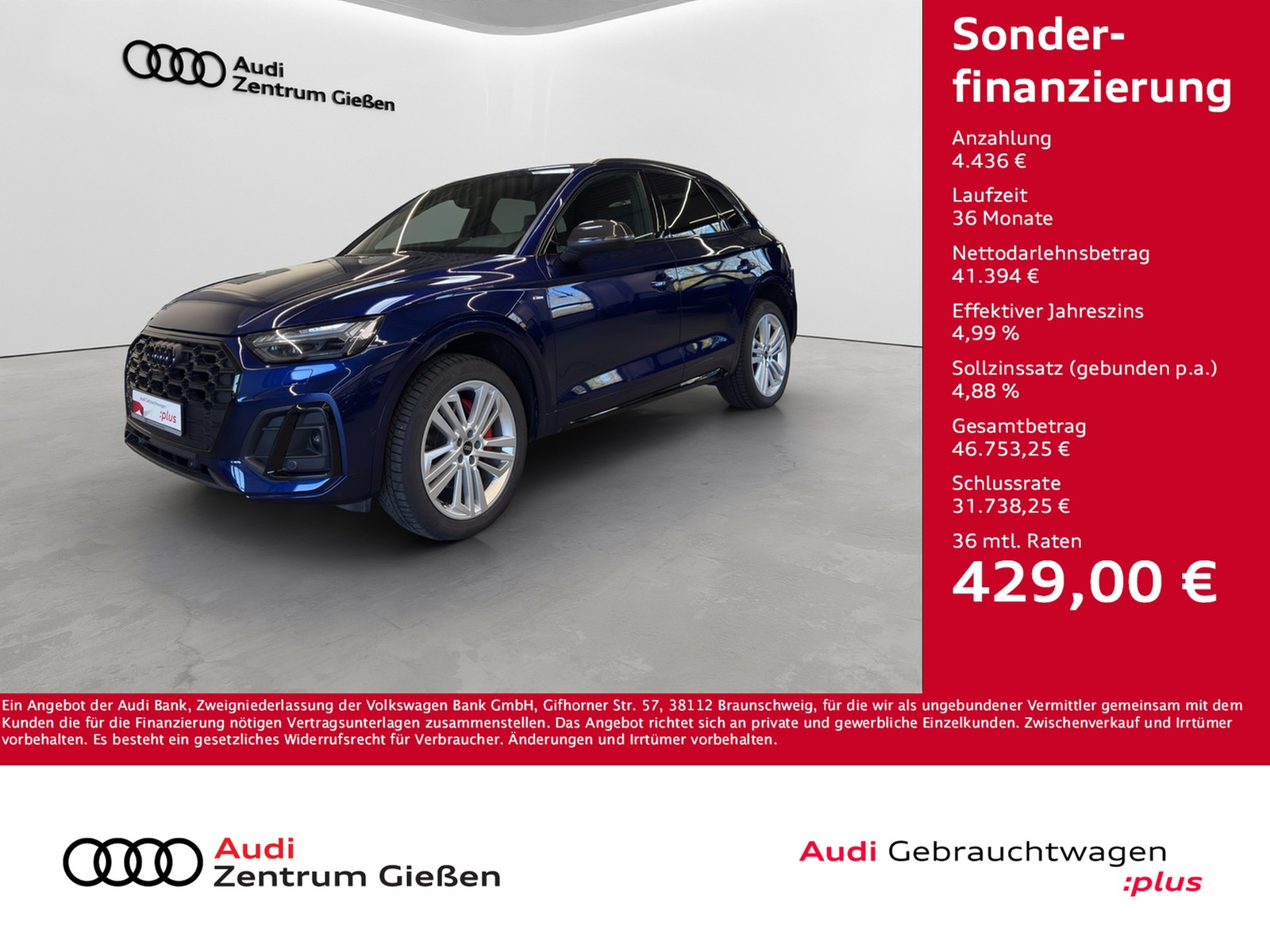 Q5 50 TDI quattro S line Black B&O Matrix 360°Kamera