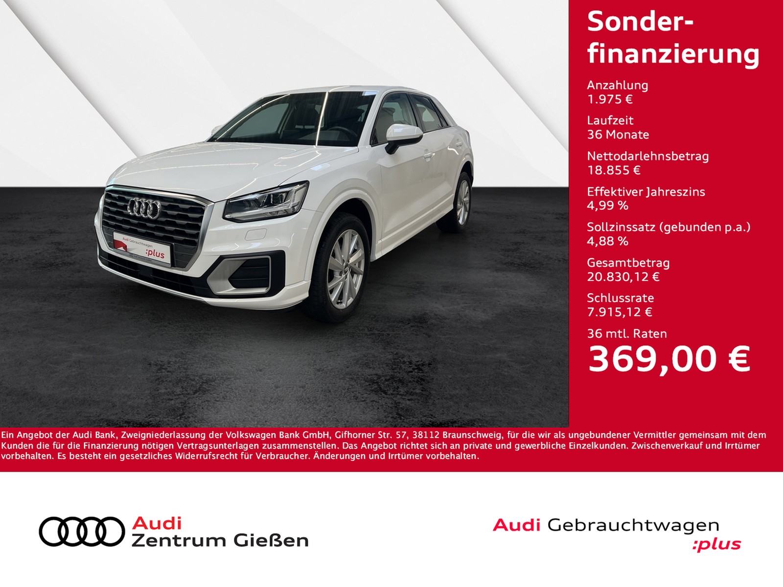 Q2 35 TFSI sport MMI Navi AHK LED