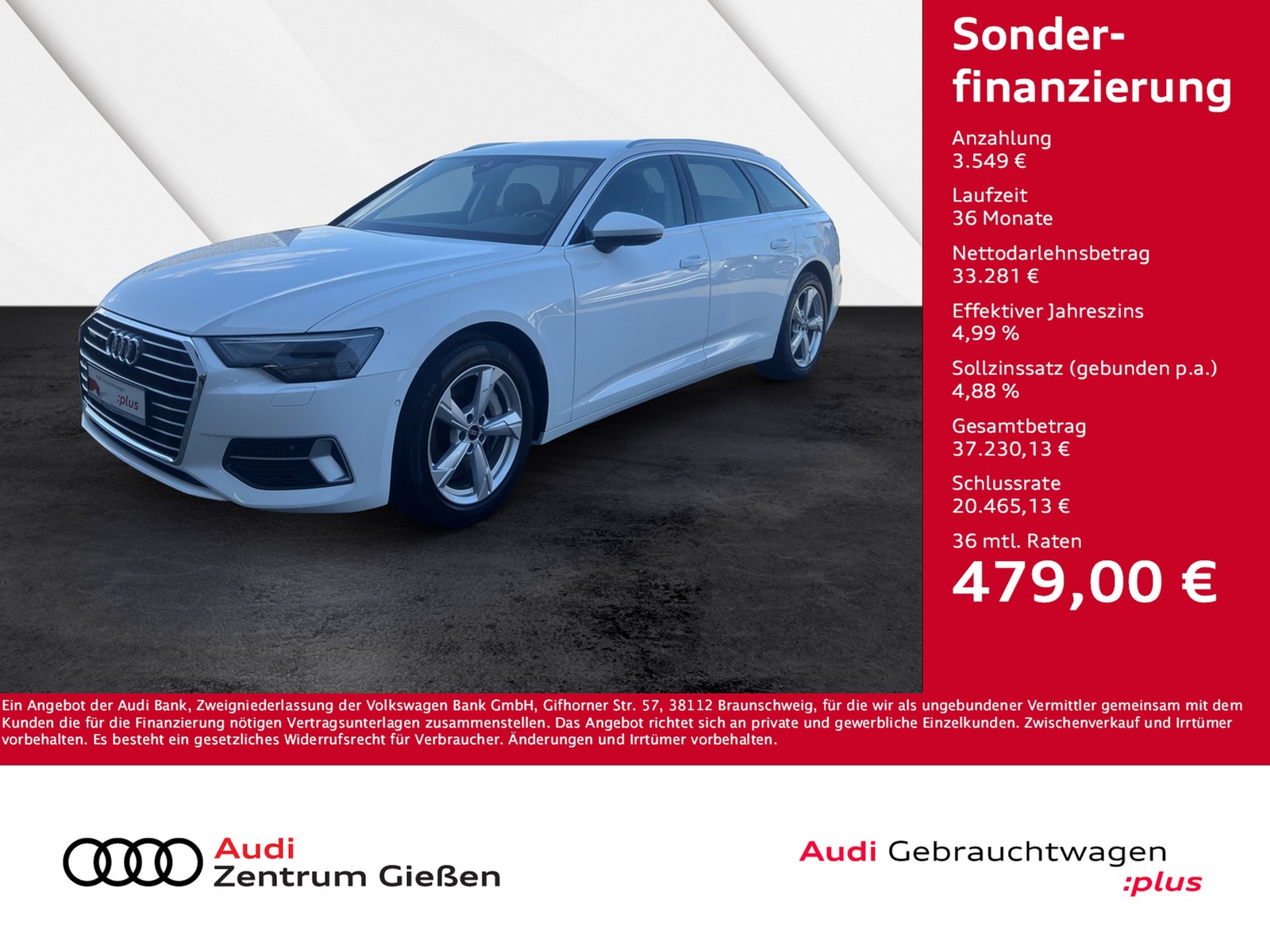 A6 Avant 50 TFSI e quattro sport Navi AHK LED