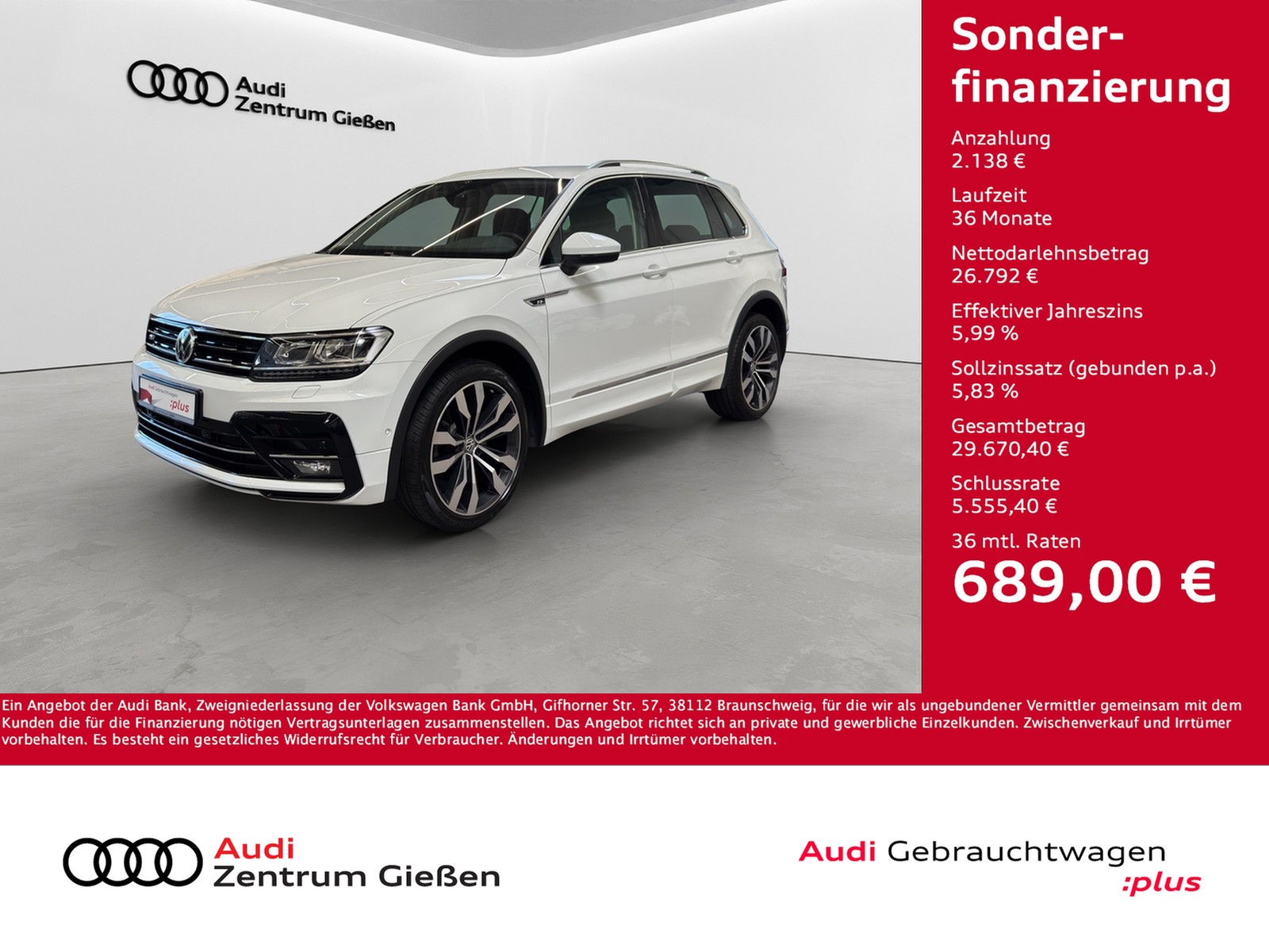 Tiguan TDI DSG 4Motion Highline R-line AHK ACC DCC Kamera Navi