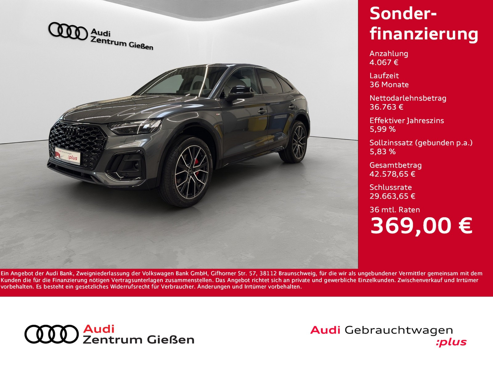 Q5 Sportback 40 TFSI quattro S line competition edition plus AHK Matrix-LED