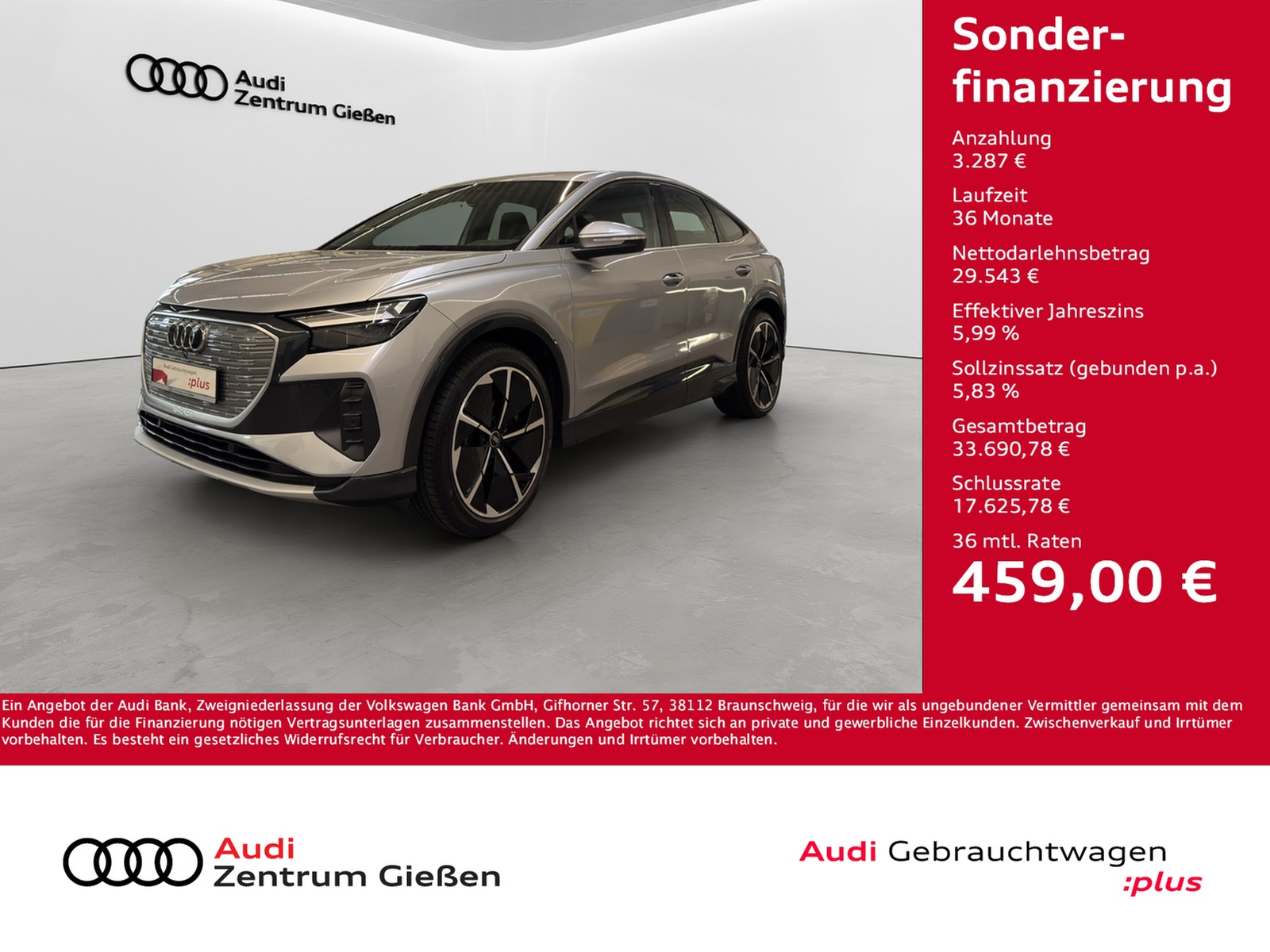Q4 e-tron Sportback 50 quattro SONOS LED Navi Kamera