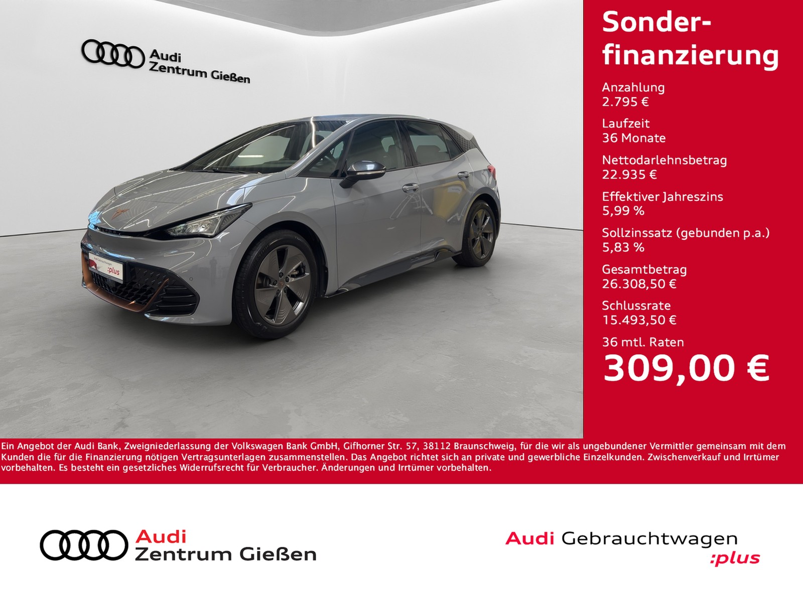 Cupra Born 150 kW SmartLink LED