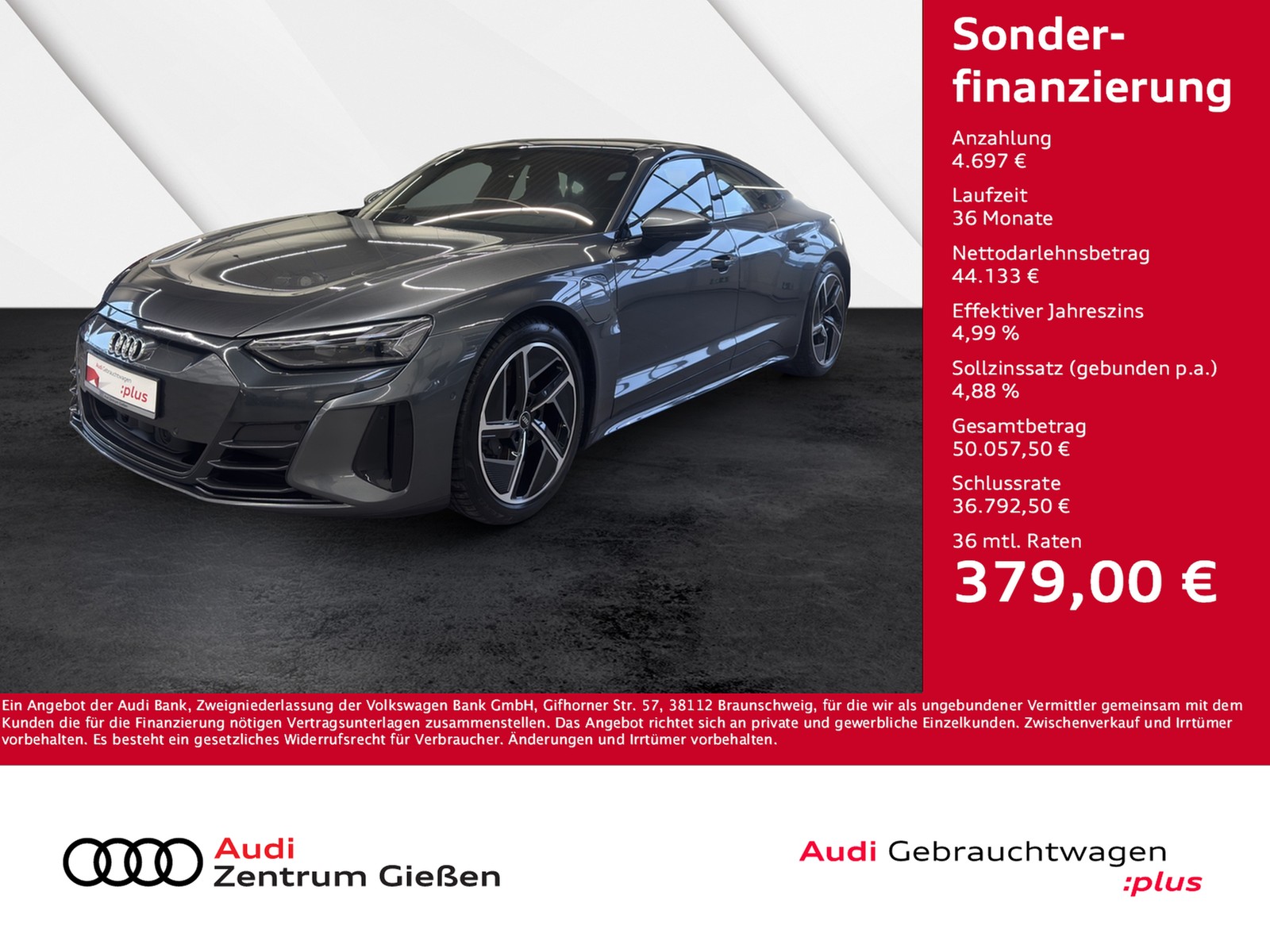 e-tron GT quattro B&O Designpaket lederfrei 360°Kamera
