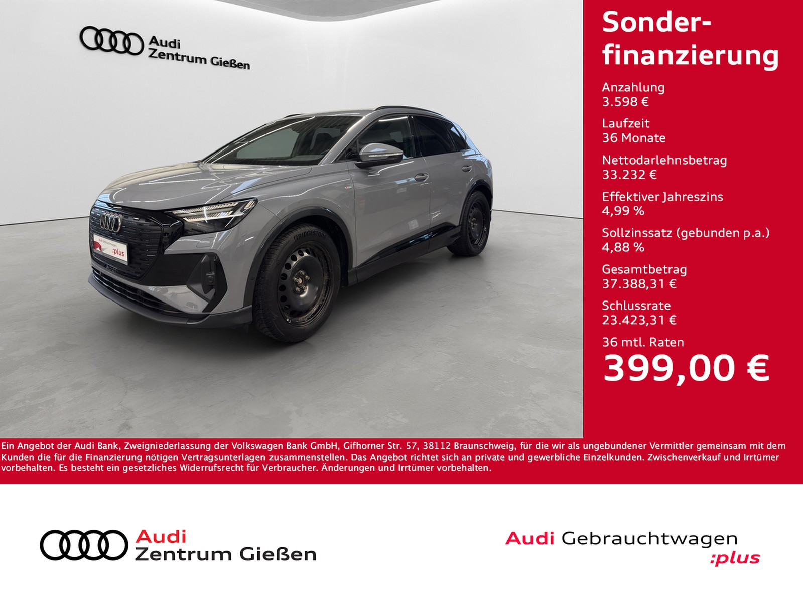 Q4 e-tron 45 quattro S line Black Matrix-LED Kamera Nav...