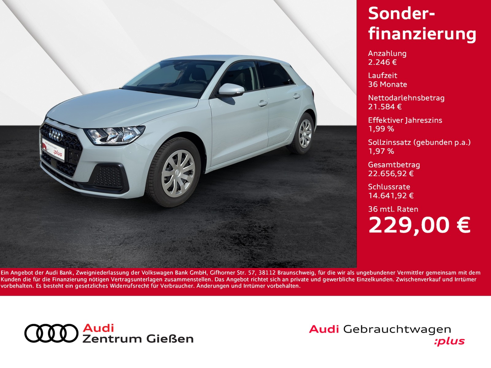 A1 Sportback 30 TFSI advanced smartphone interface