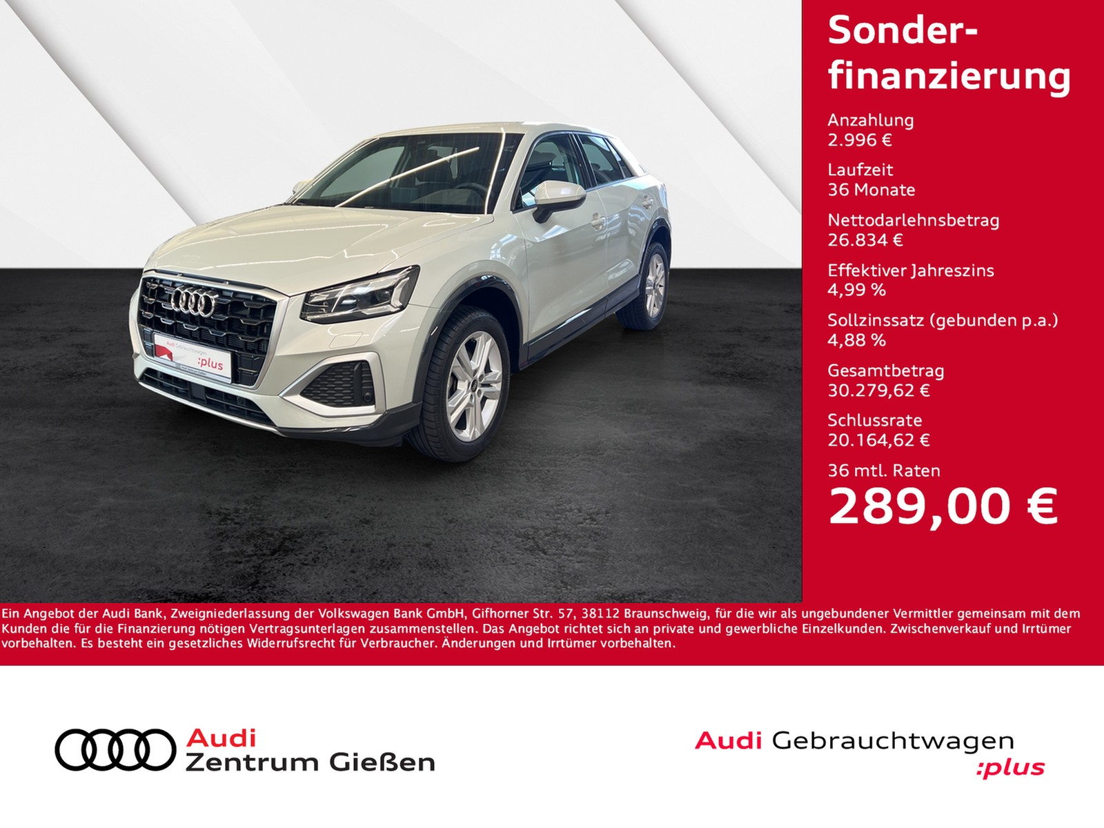 Q2 35 TFSI S tronic advanced MATRIX-LED ACC Kamera