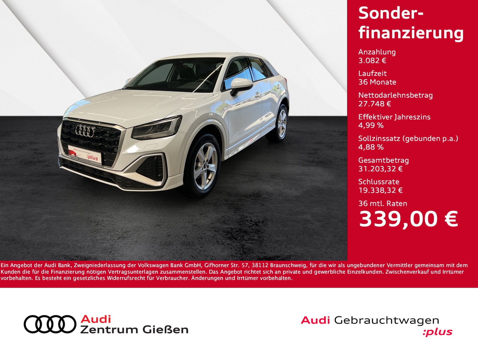 Q2 35 TFSI S tronic S line Assistenzpaket Kamera
