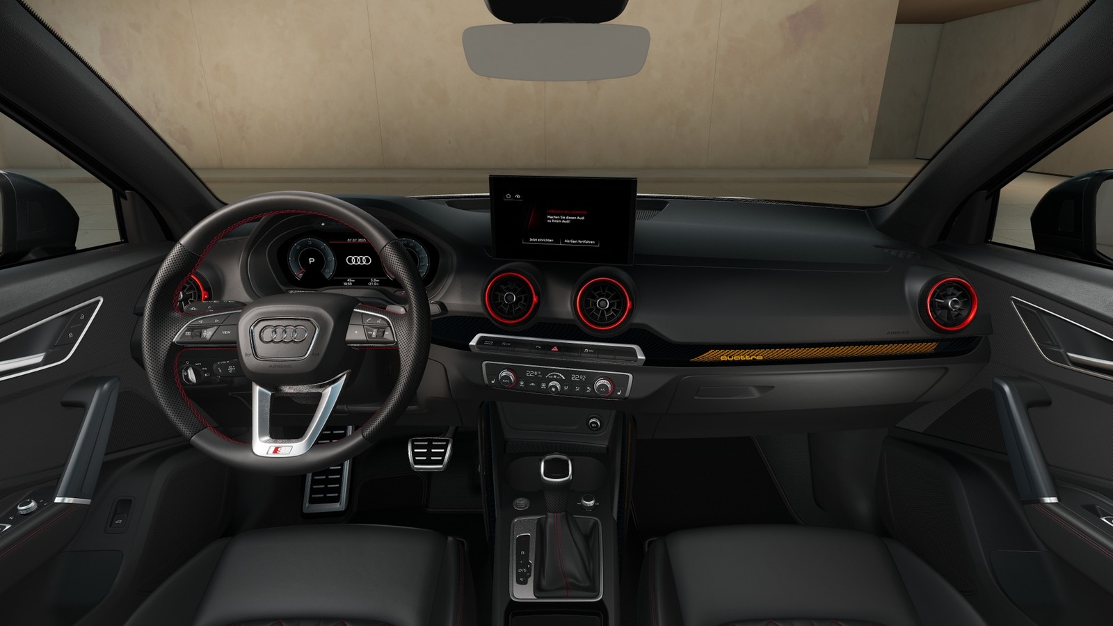 Q2 S line 35 TDI quattro 110 kW S tronic UPE 55415 AHK, Optikpaket schwarz plus, S line competition, Matrix
