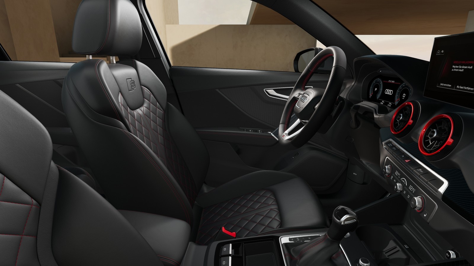 Q2 S line 35 TDI quattro 110 kW S tronic UPE 55415 AHK, Optikpaket schwarz plus, S line competition, Matrix