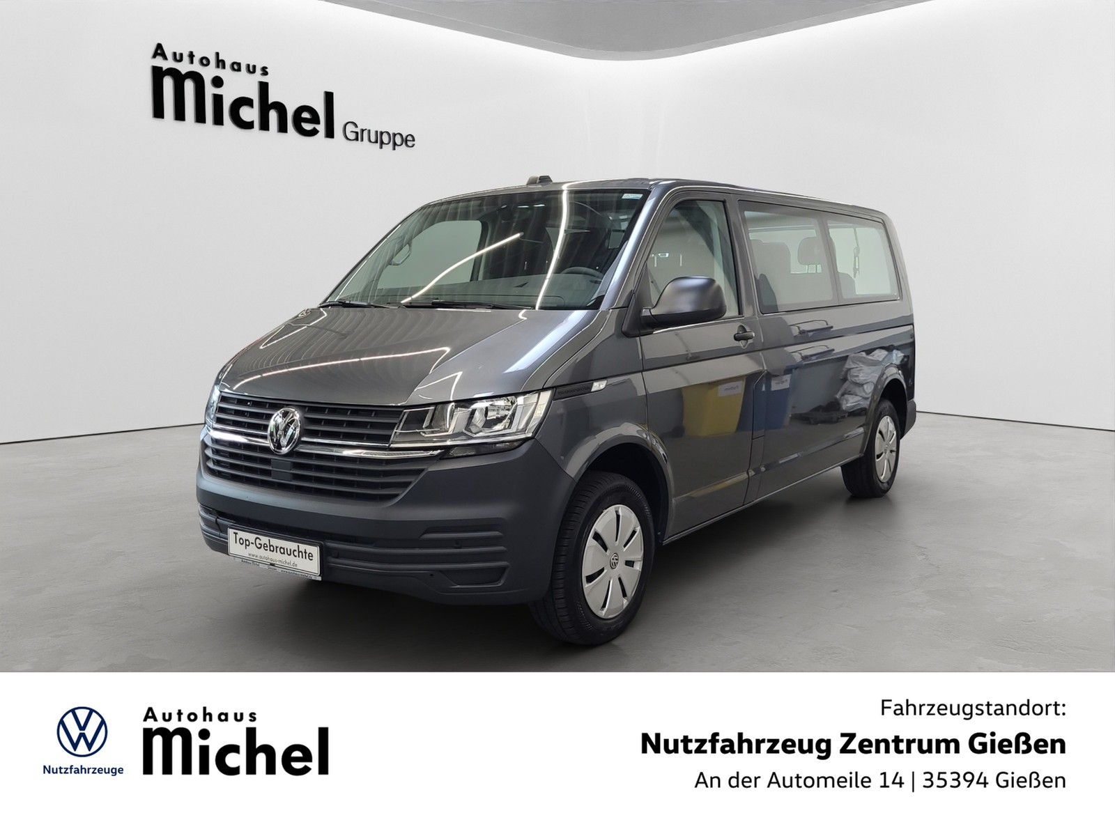 T6 Transporter Kombi 6.1 TDI DSG LR 9 Sitzer Navi Doppe...