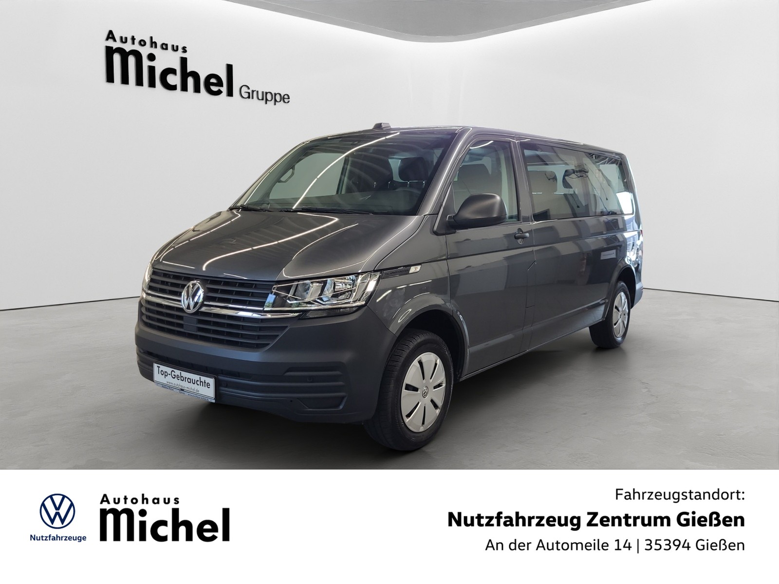 T6 Transporter Kombi 6.1 TDI DSG LR 9 Sitzer Navi Doppe...