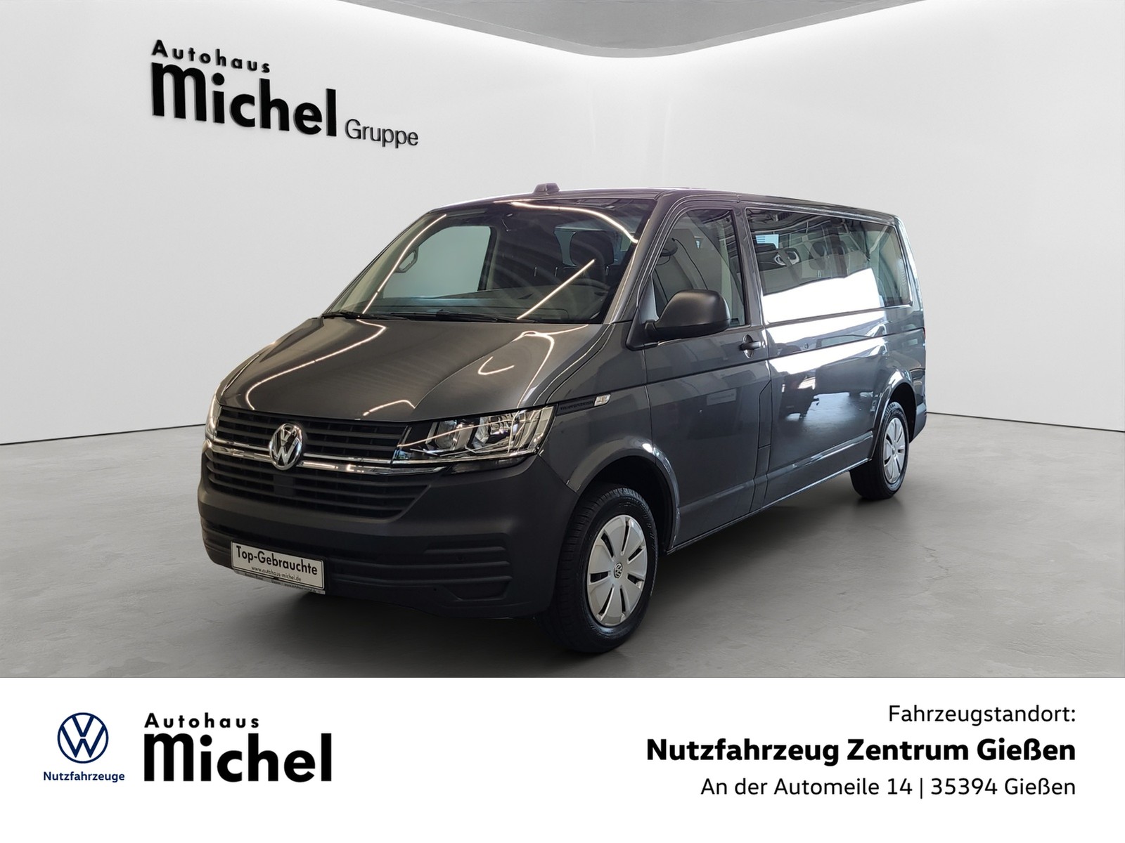 T6 Transporter Kombi 6.1 TDI DSG LR 9 Sitzer Navi Doppe...