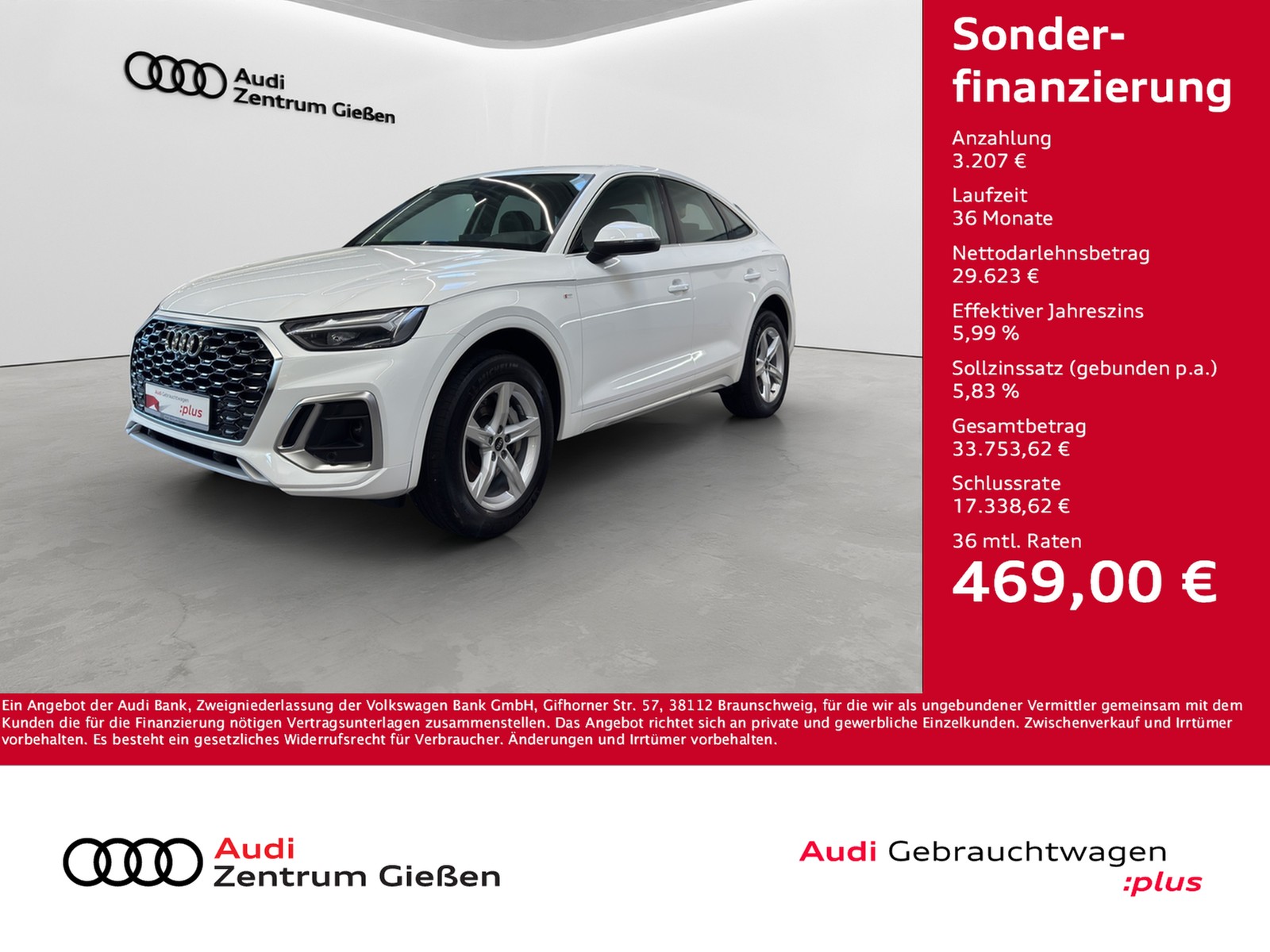 Q5 Sportback 50 TFSI e quattro S line AHK LED Kamera