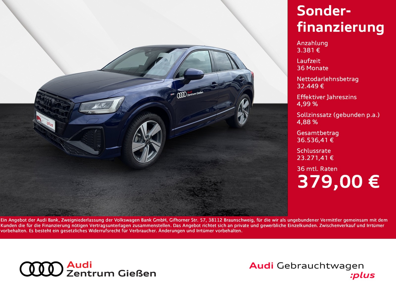 Q2 35 TFSI S tronic S line Black AHK Assist Parken Navi