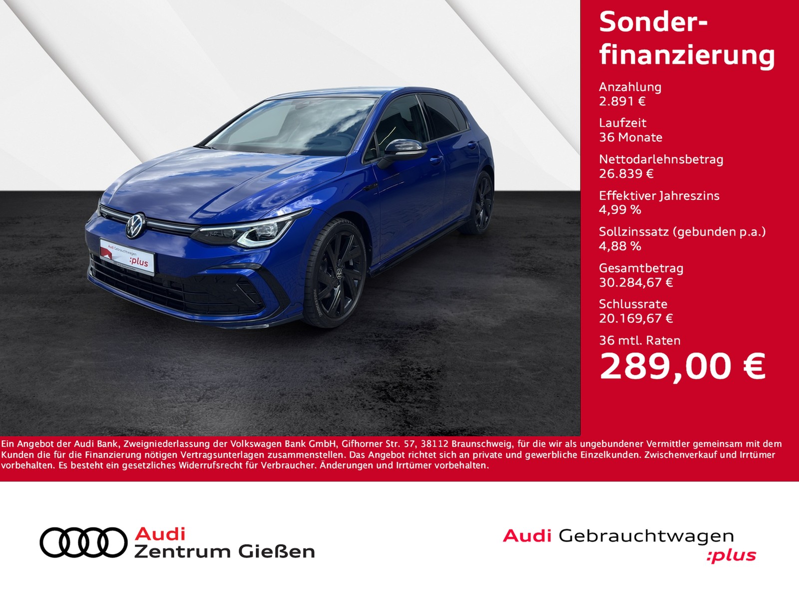 Golf VIII 2.0 TSI 4Motion DSG R-Line Black Style Pano Navi