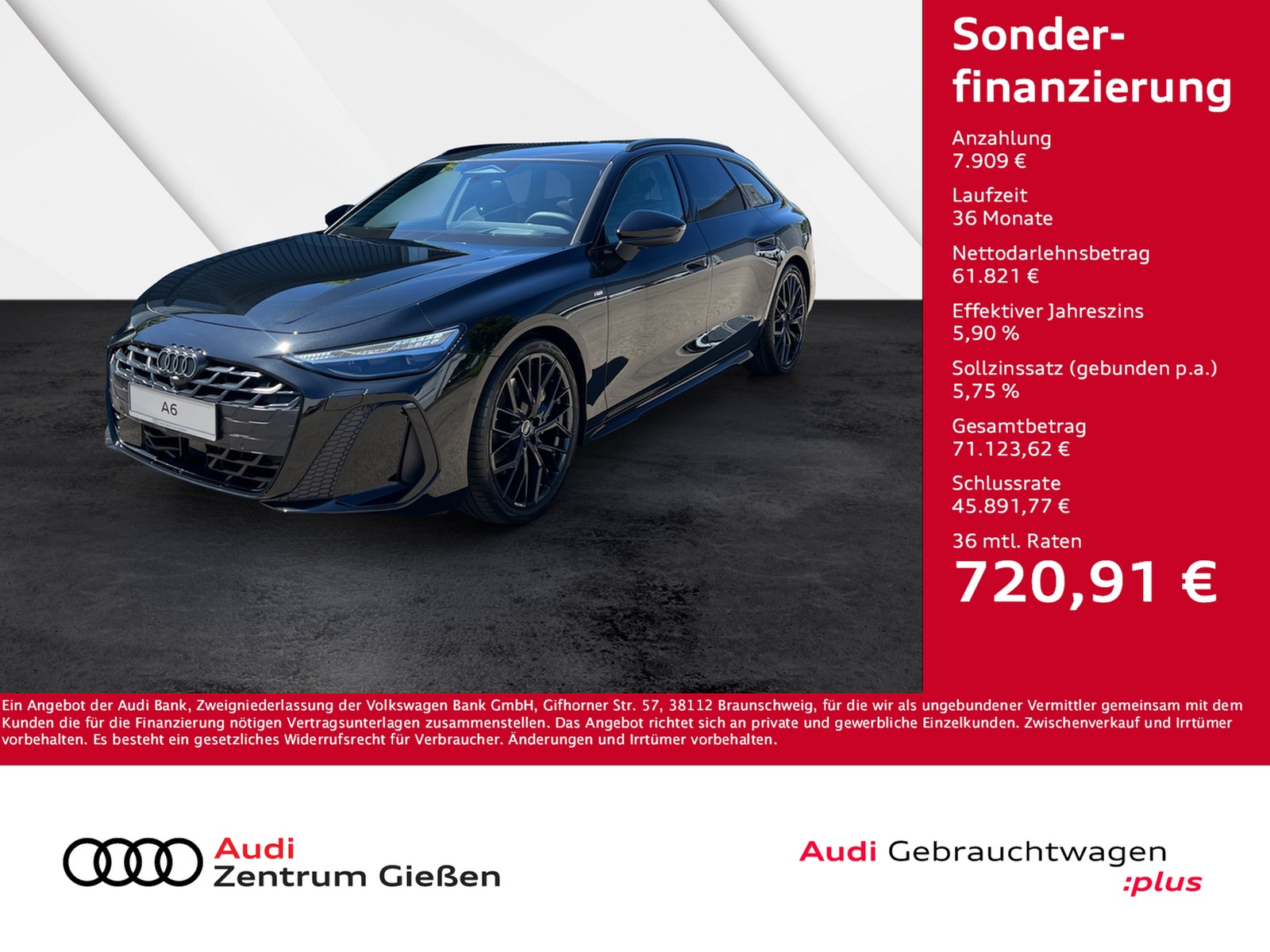 A6 Avant TDI quattro S line edition one HuD B&O 360°Kamera