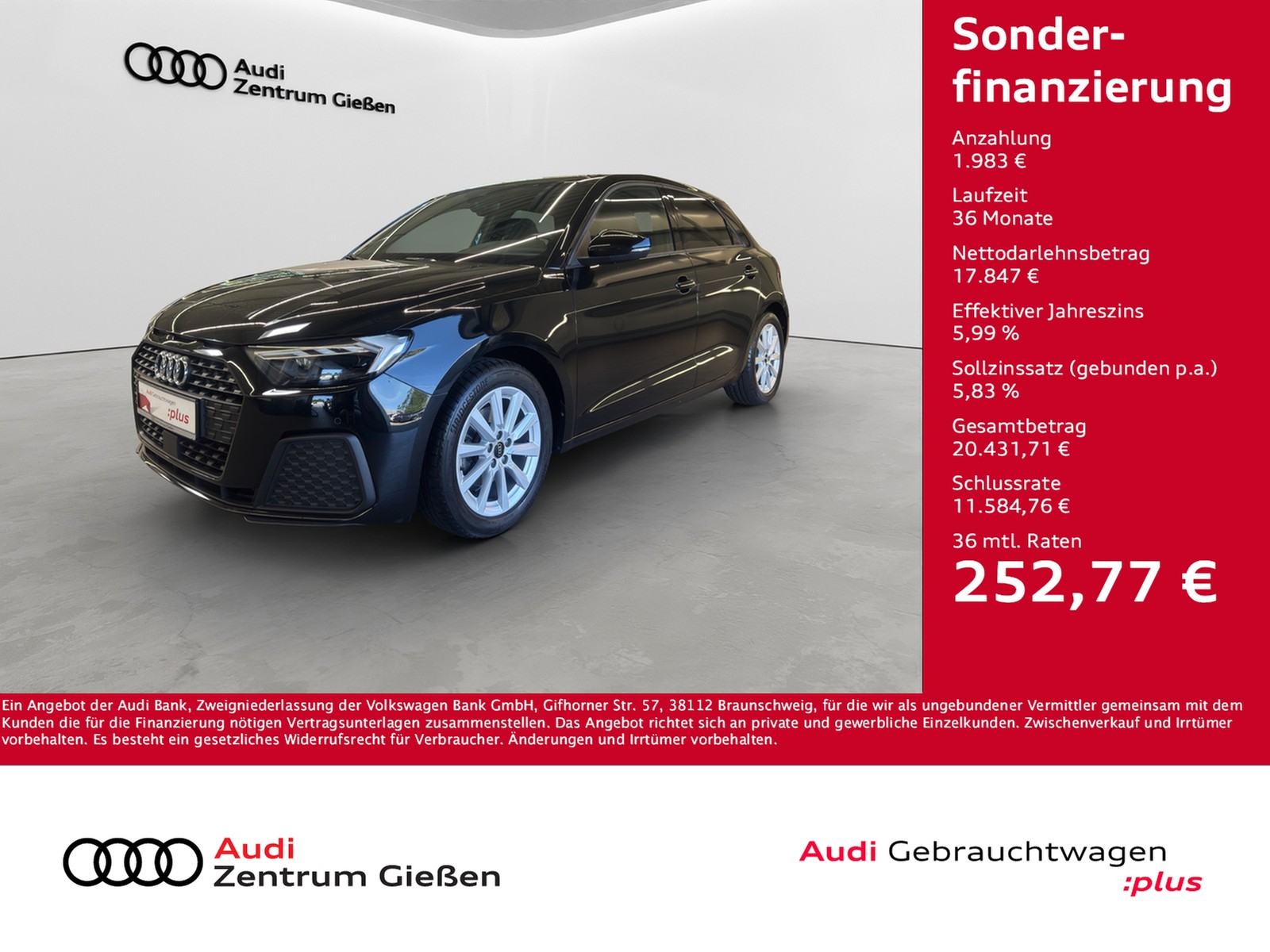 A1 Sportback 30 TFSI basis LED Navi