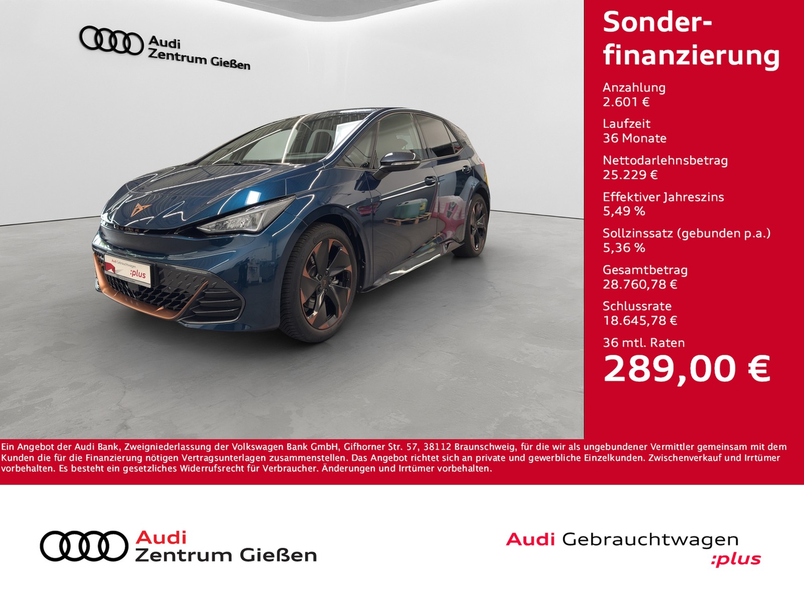 Born 150 kW electric Tech-Paket M ACC Navi LED