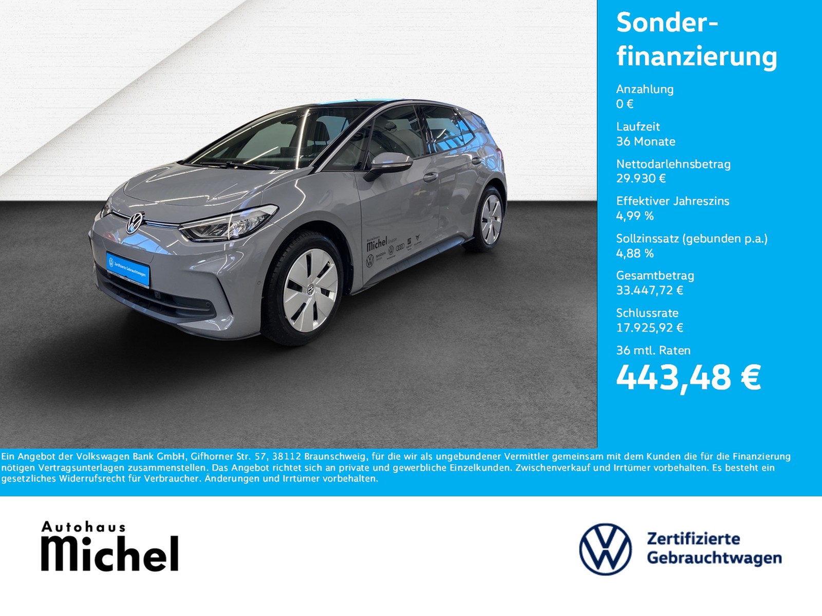 ID.3 Pro 150 kW/58kWh Navi Kamera ACC LED