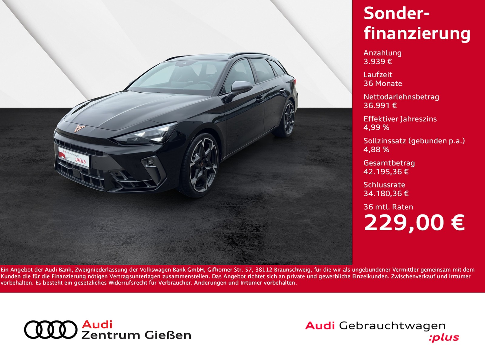 Leon Sportstourer 2.0 TSI 4Drive DSG VZ PANO AHK ACC DC...