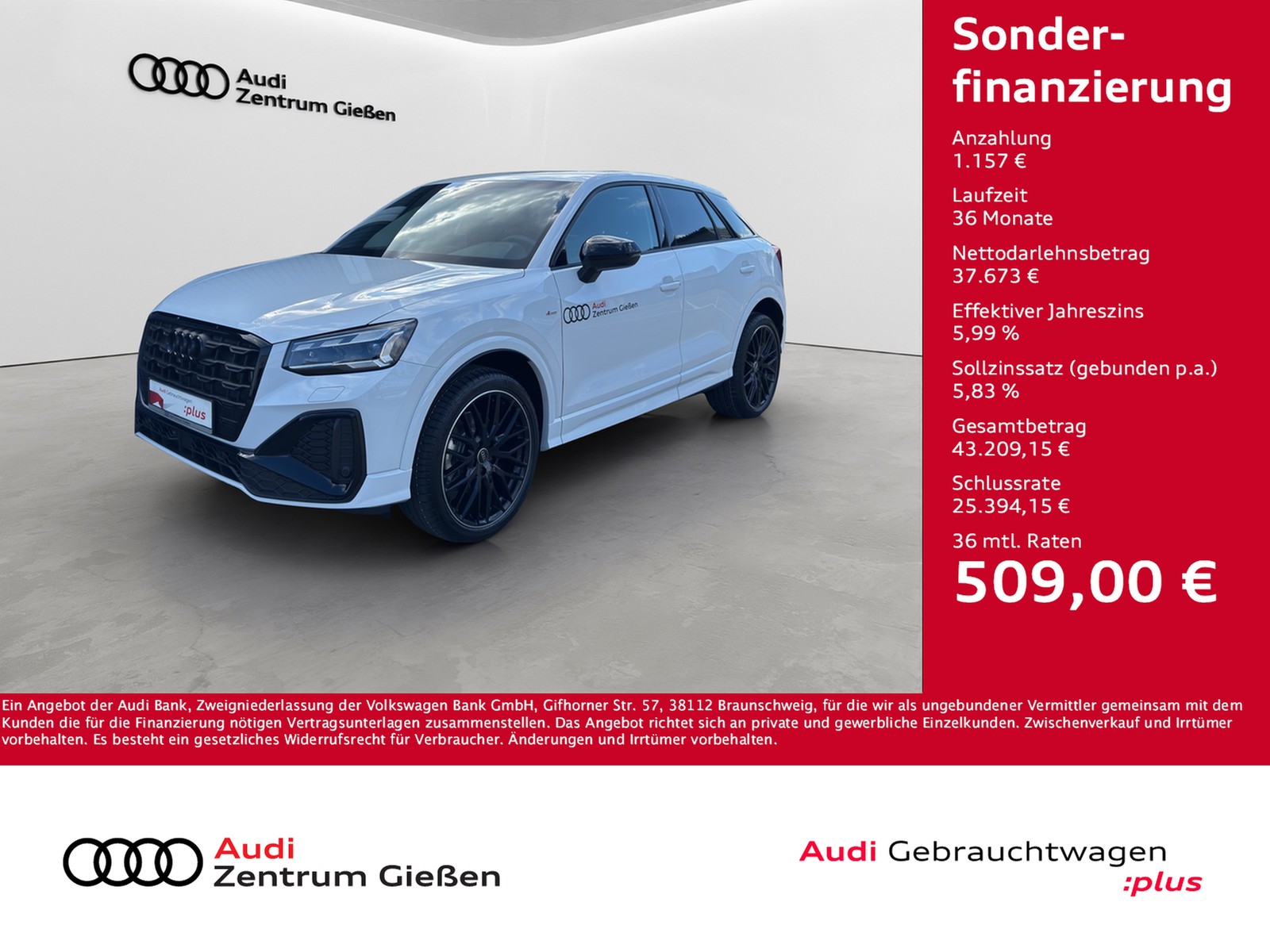 Q2 35 TFSI S-tronic S line competition Black AHK Matrix-LED