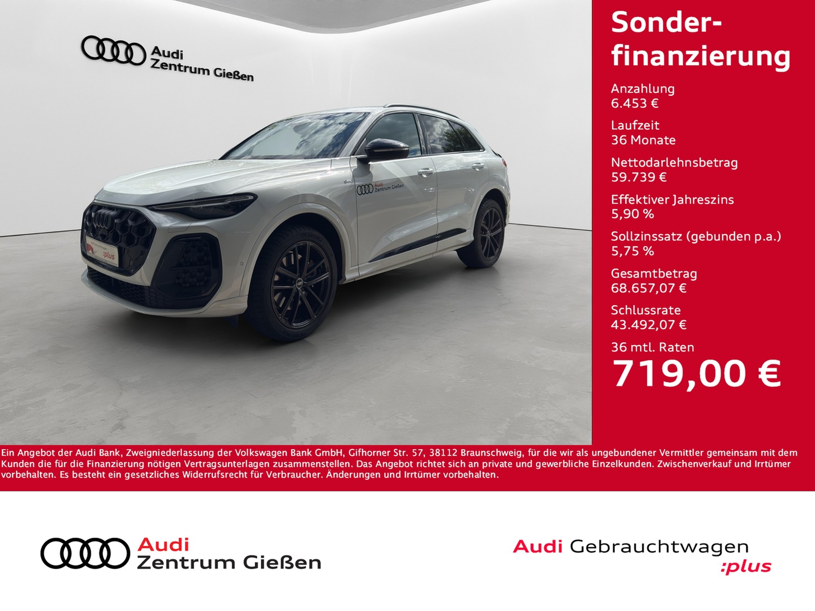 Q5 TDI quattro S line Black AHK Tech plus 360°Kamera