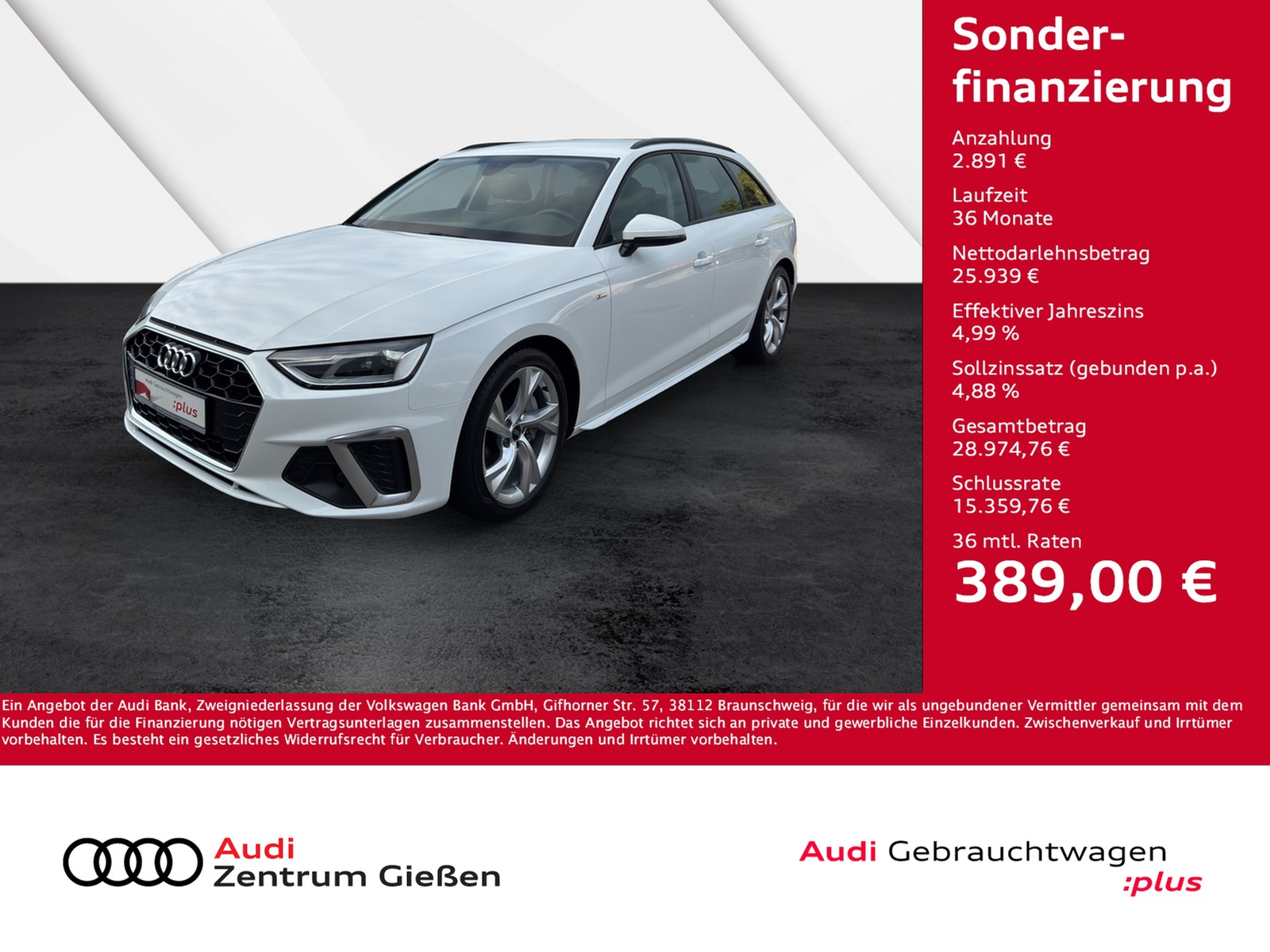 A4 Avant 40 TDI S line Businesspaket AHK Navi