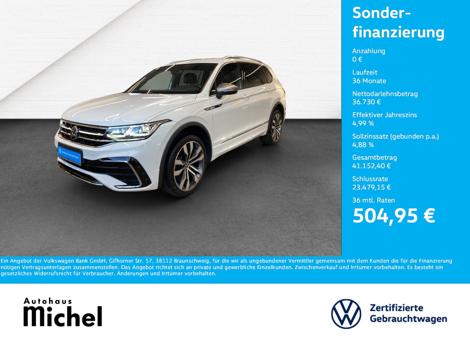 Tiguan Allspace TDI DSG 4M R-Line IQ-Light DCC AHK Alu-...