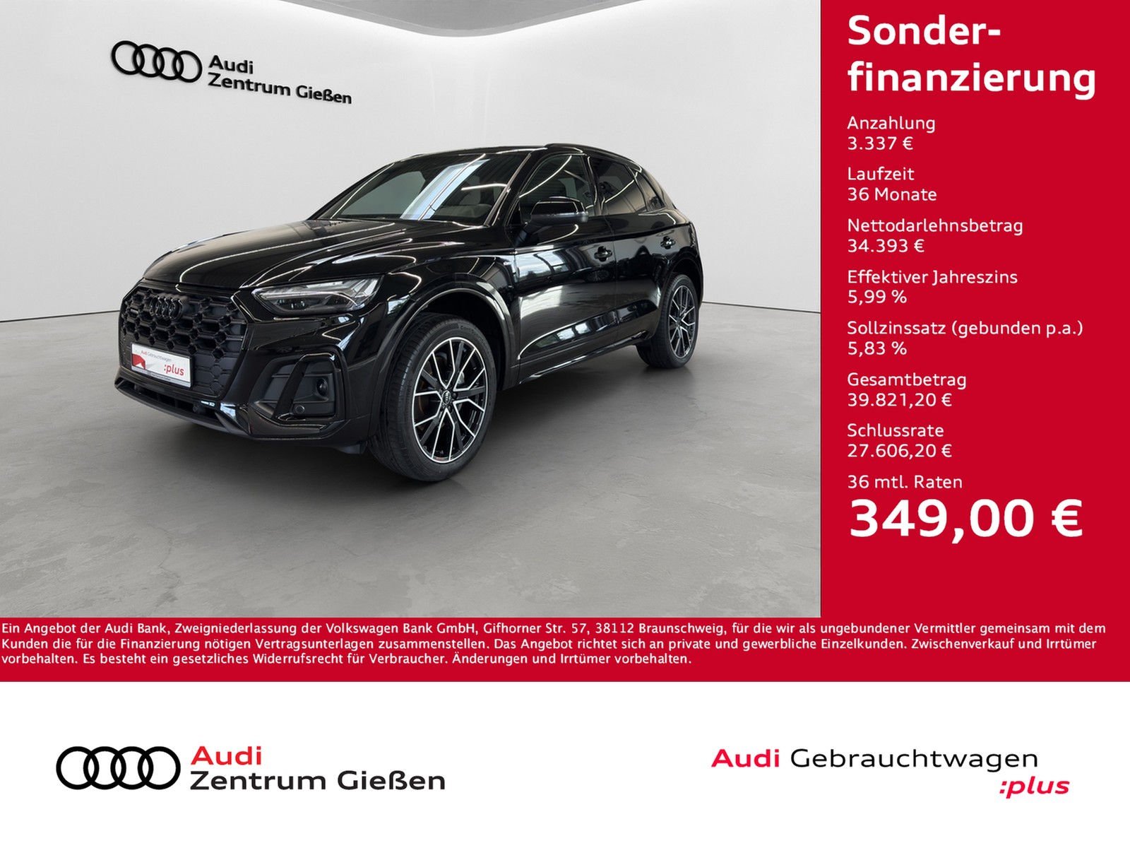 Q5 40 TDI quattro S line Black Matrix-LED AHK Navi