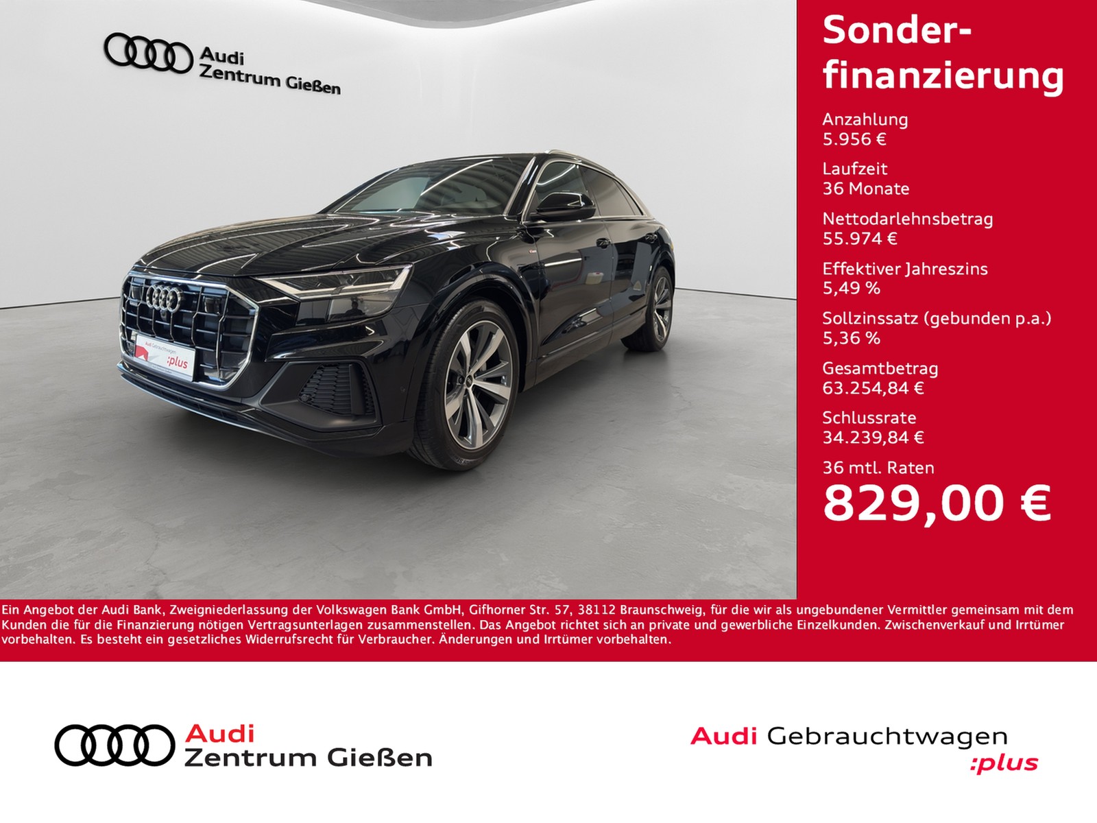 Q8 50 TDI quattro S line AHK Pano 360°Kamera