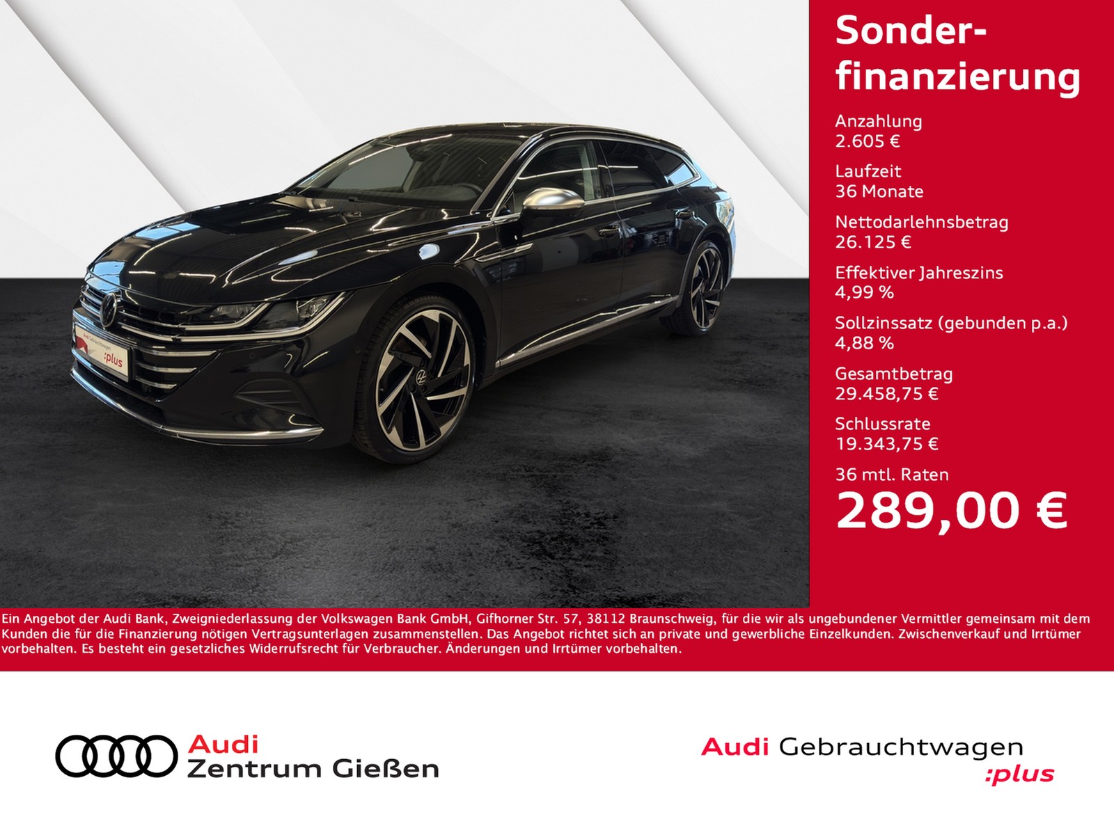 Arteon Shooting Brake 2.0 TDI Elegance HuD AHK ACC DCC