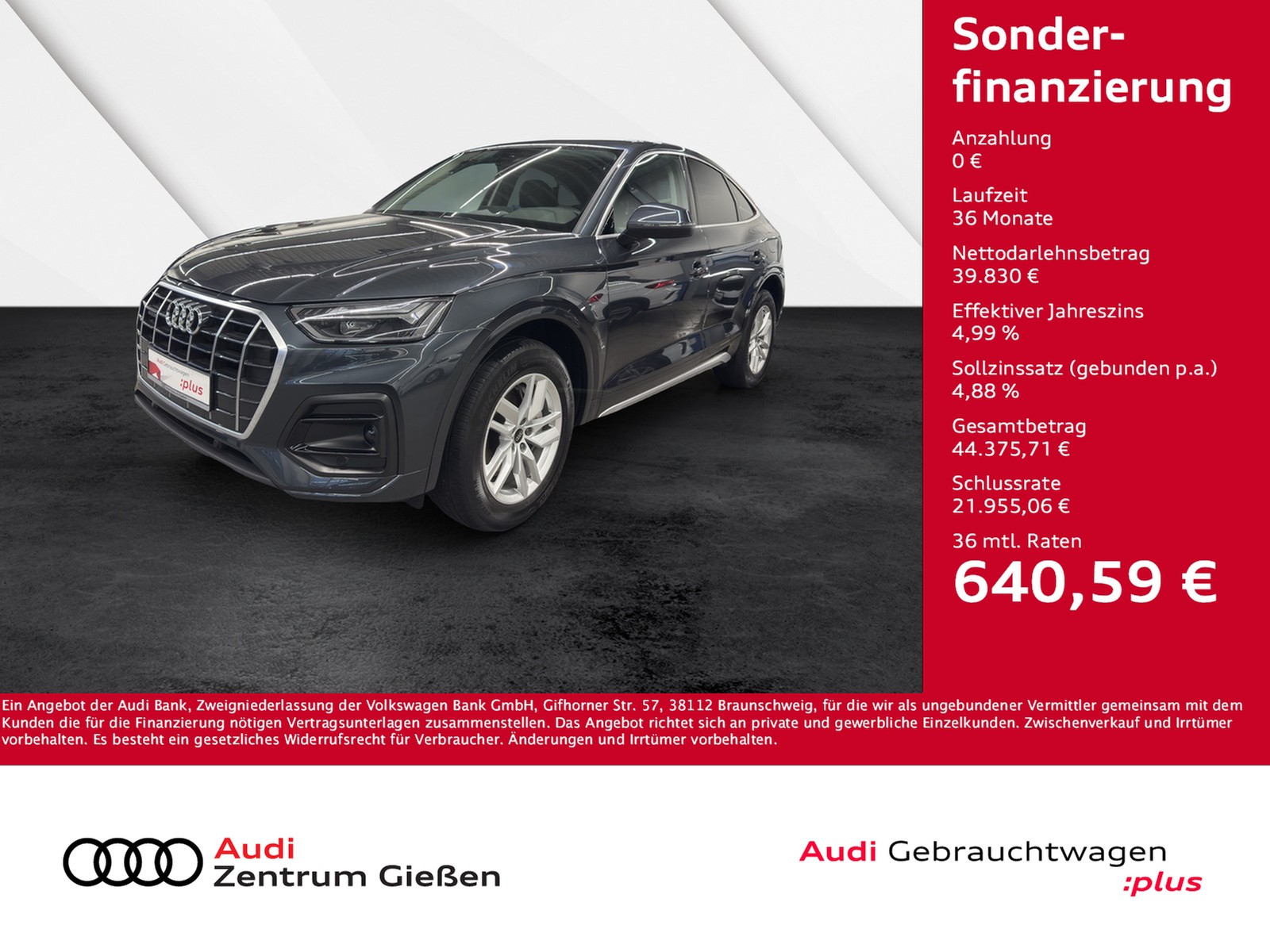 Q5 Sportback 50 TFSI e quattro advanced Kamera Leder LE...