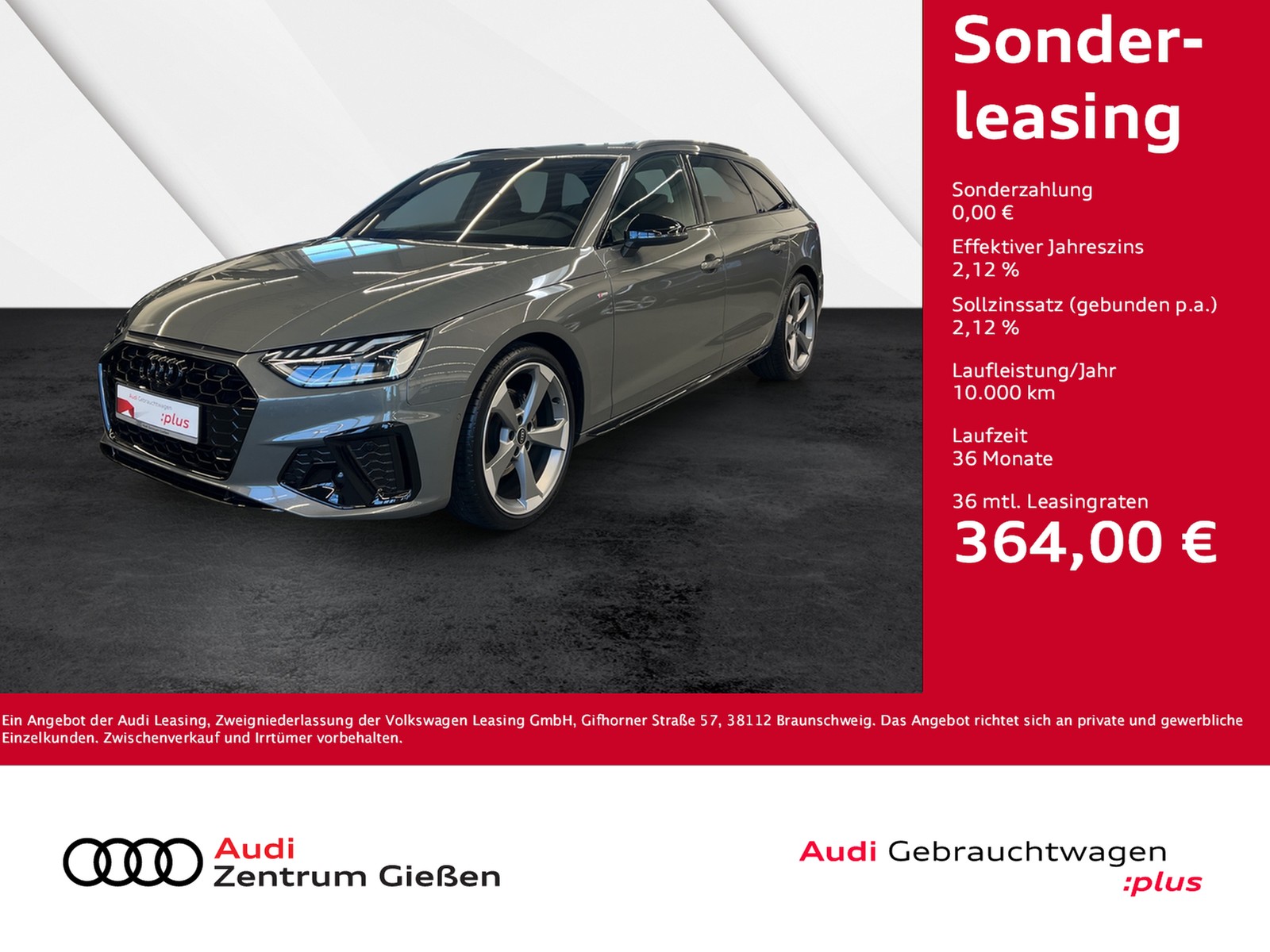 A4 Avant 30 TDI S line Black Edition competition AHK 36...