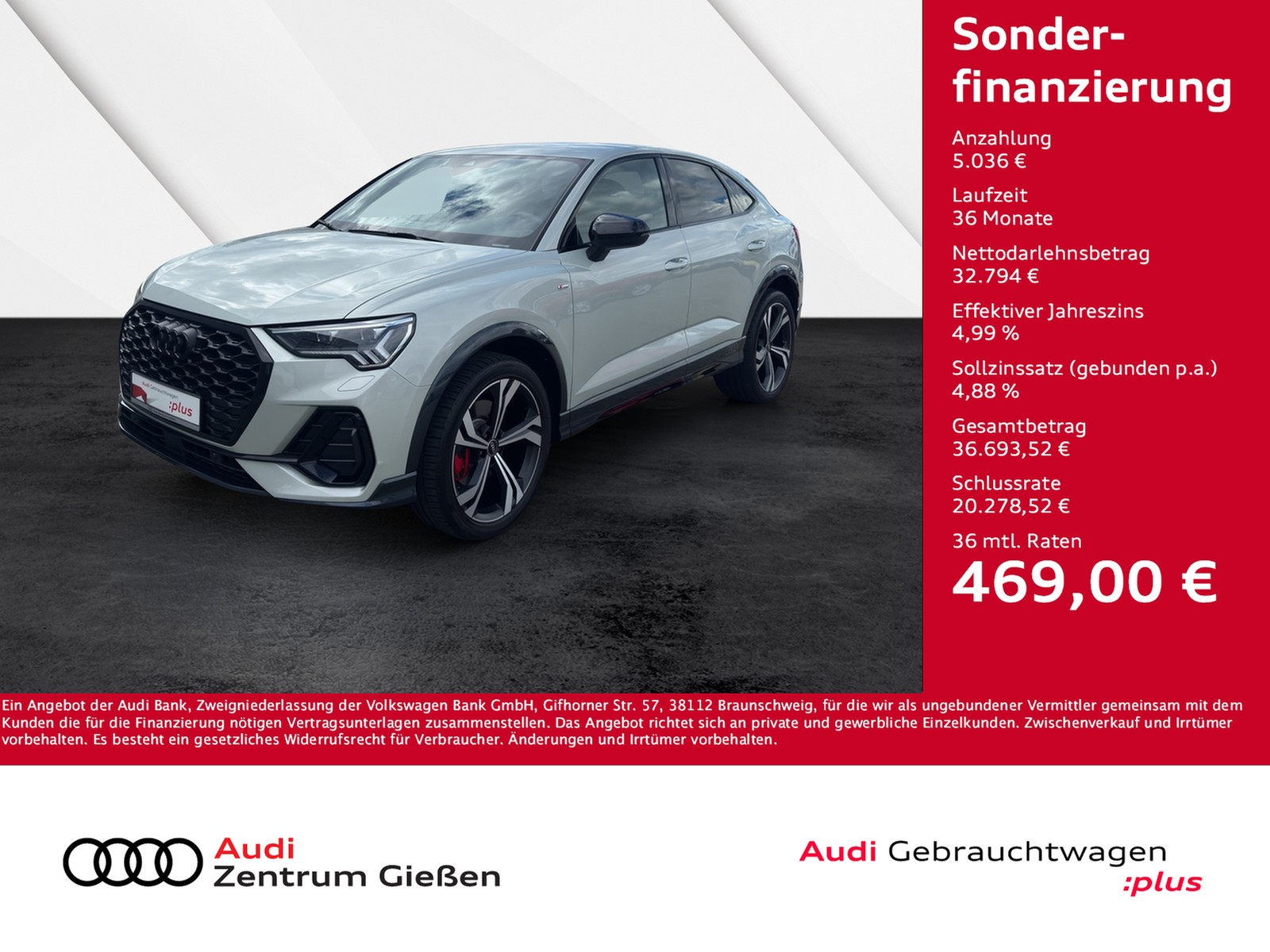 Q3 Sportback 40 TFSI quattro S line EDITION ONE black M...
