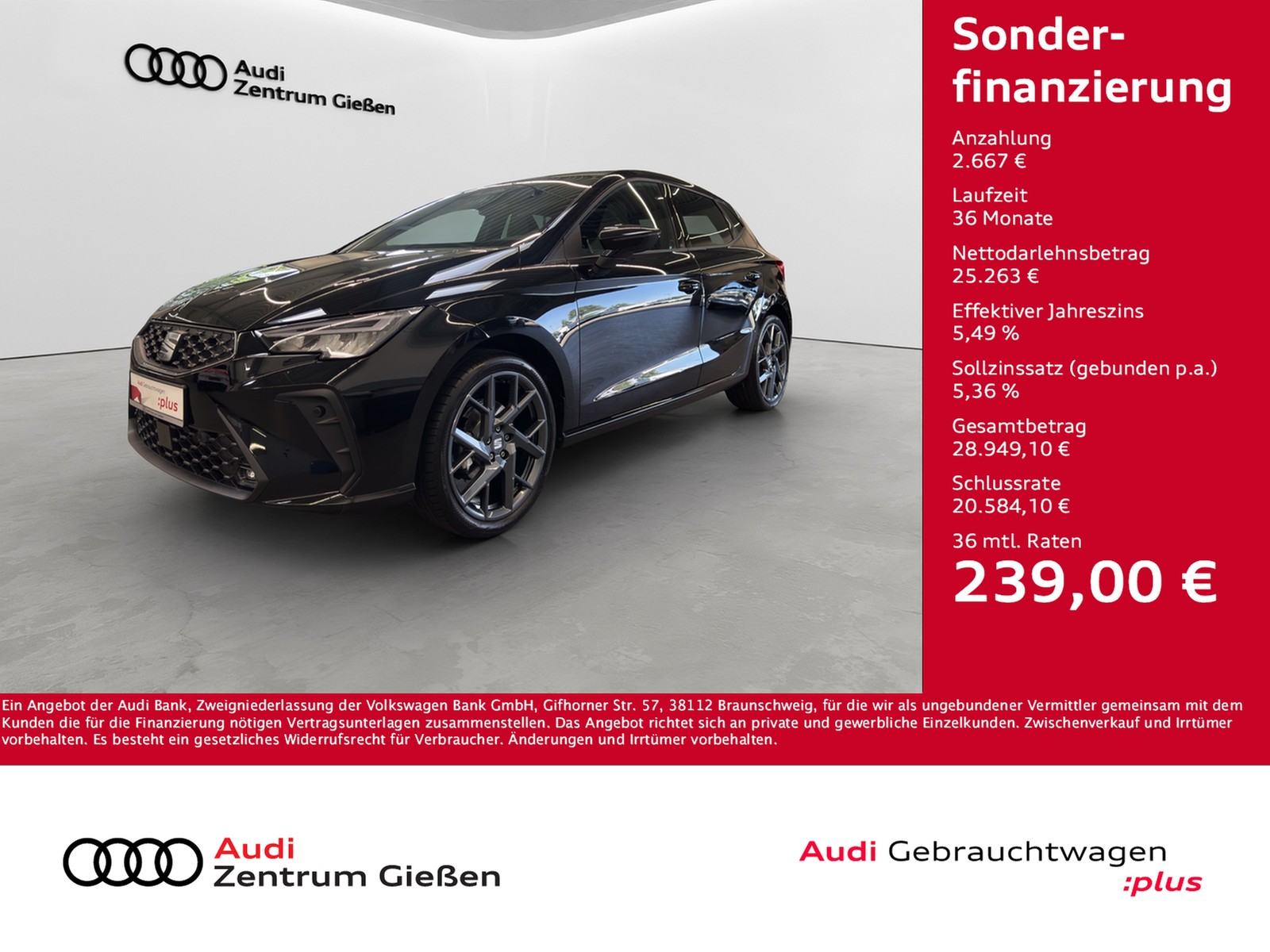 Ibiza 1.5 TSI DSG FR Pano ACC Kamera Navi