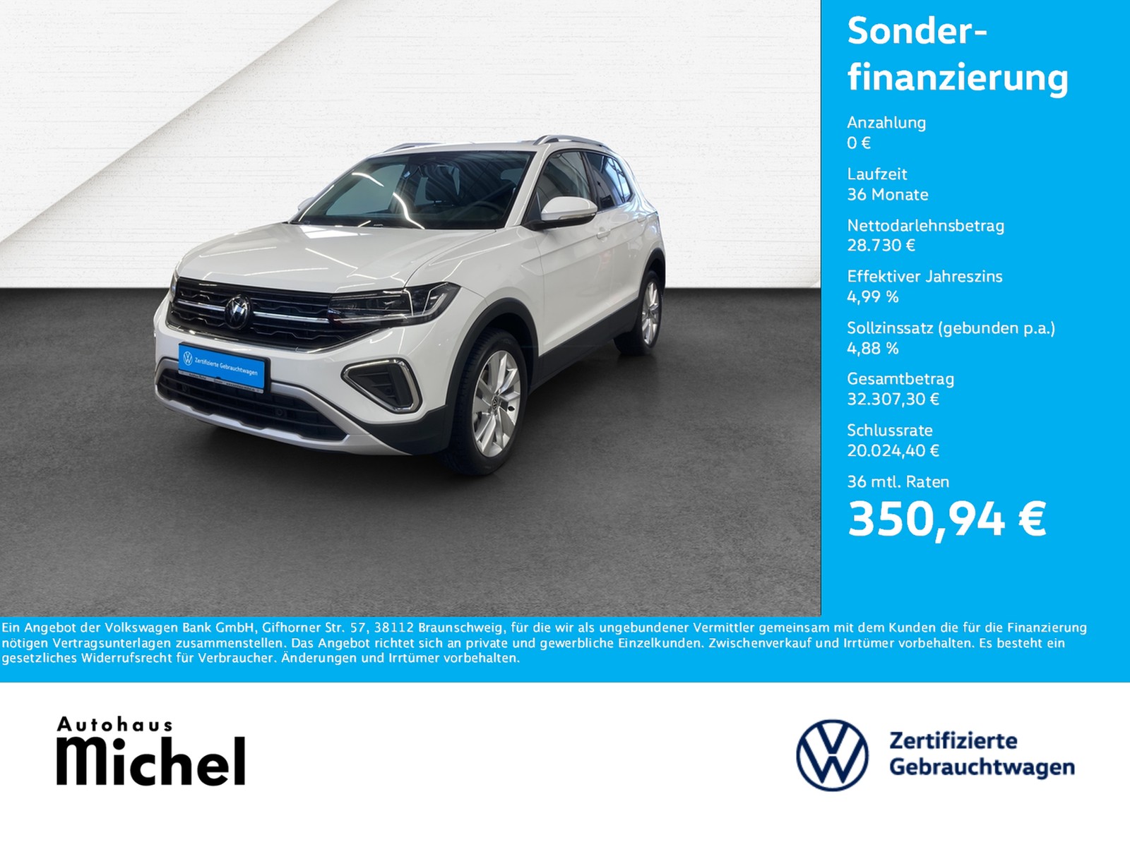 T-Cross TSI DSG Style IQ-Light Navi TravelAssist