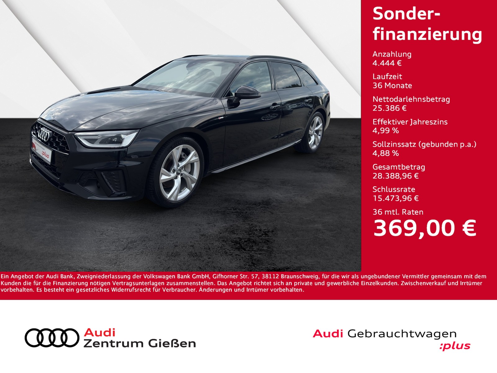 A4 Avant 40 TDI S line Black PANO Businesspaket