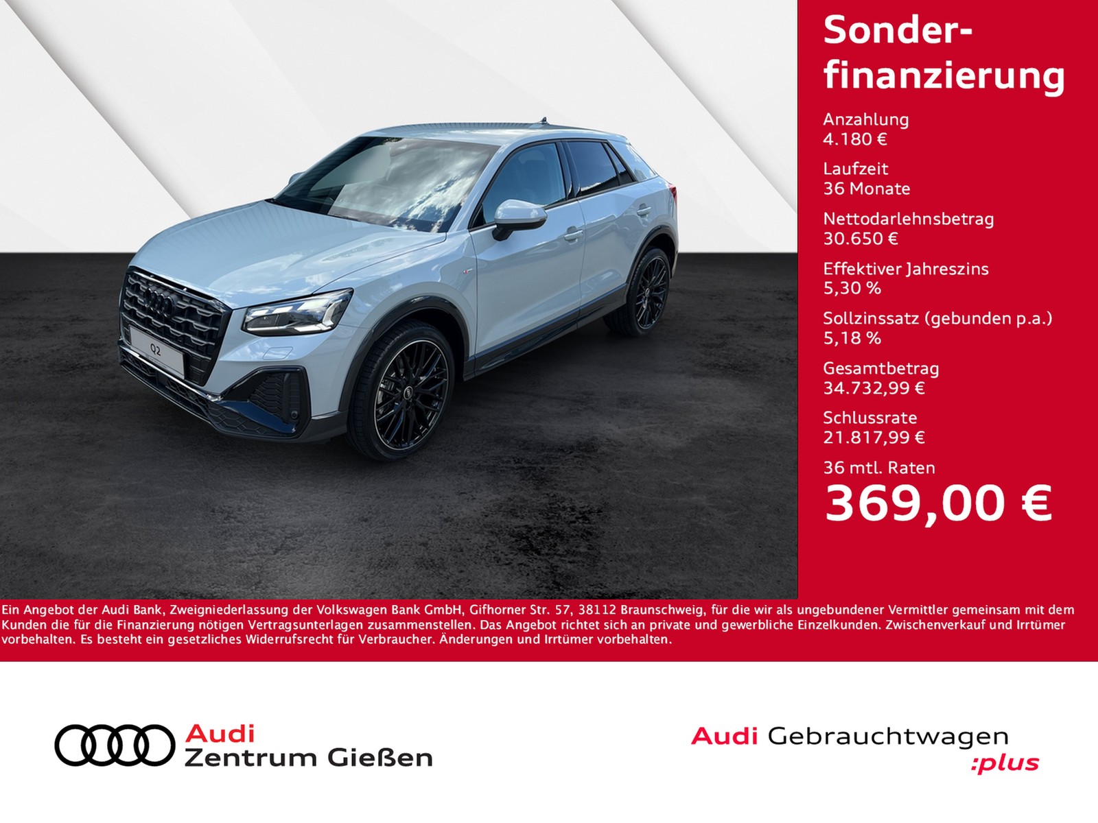 Q2 30 TFSI S line Black MATRIX-LED Navi Assistenzpaket