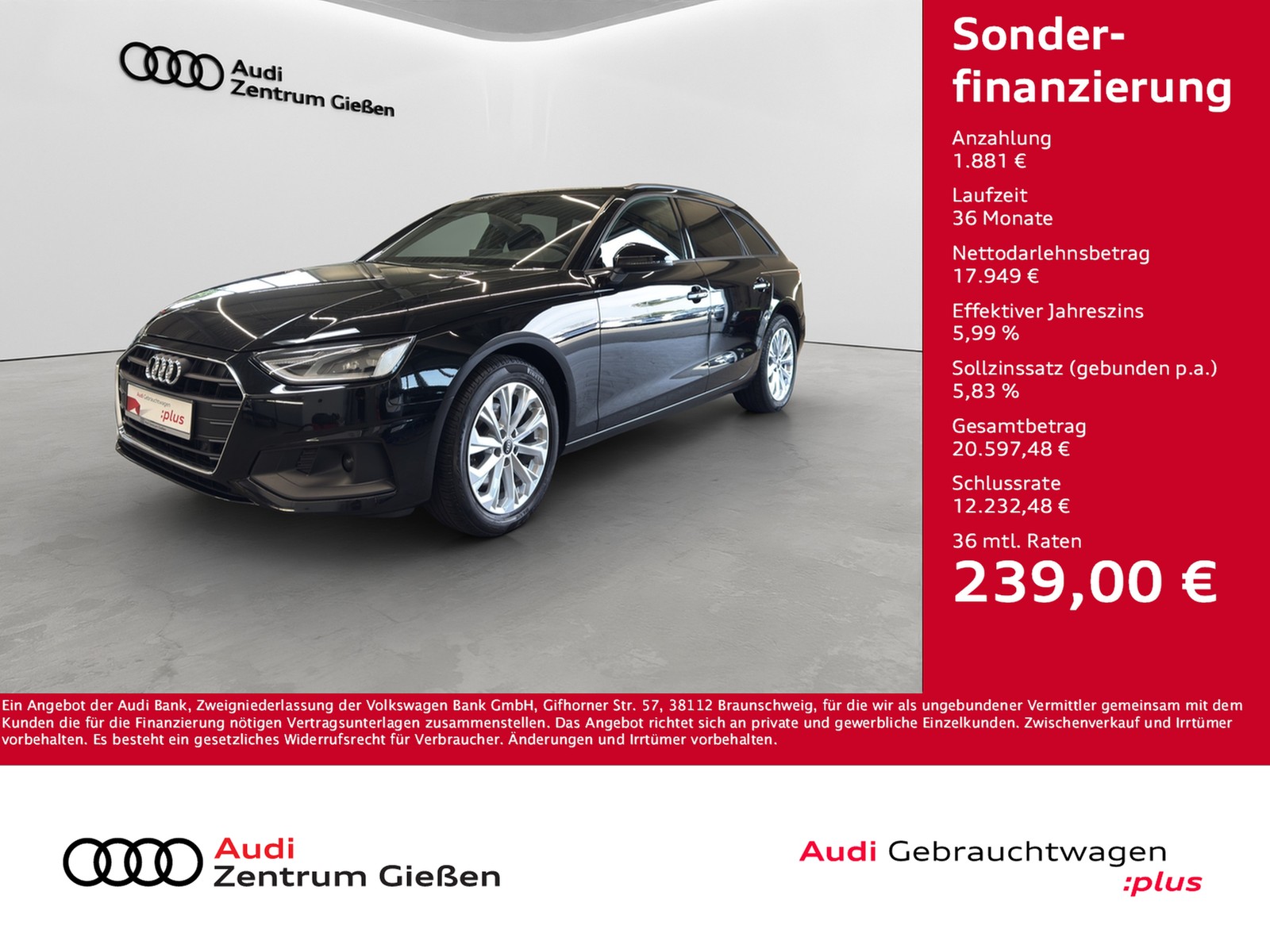 A4 Avant 35 TDI S-tronic basis LED AHK Navi