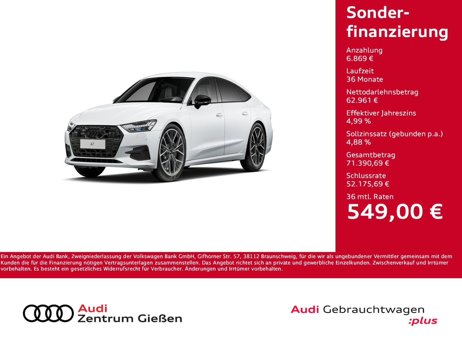 A7 Sportback 50 TDI quattro S line Black HuD AHK B&O MA...