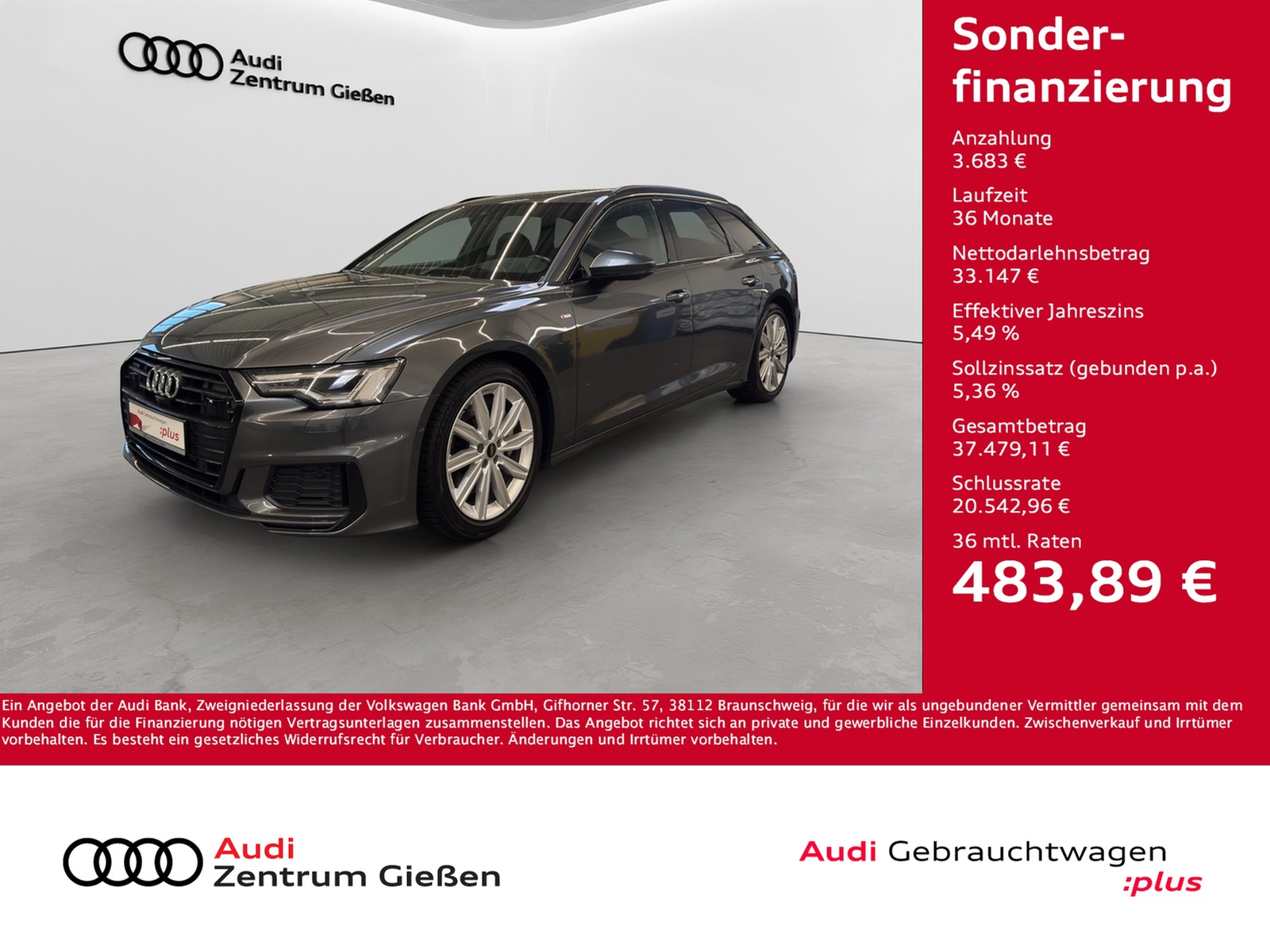 A6 Avant 50 TFSI e quattro S line sport HuD Matrix-LED ...